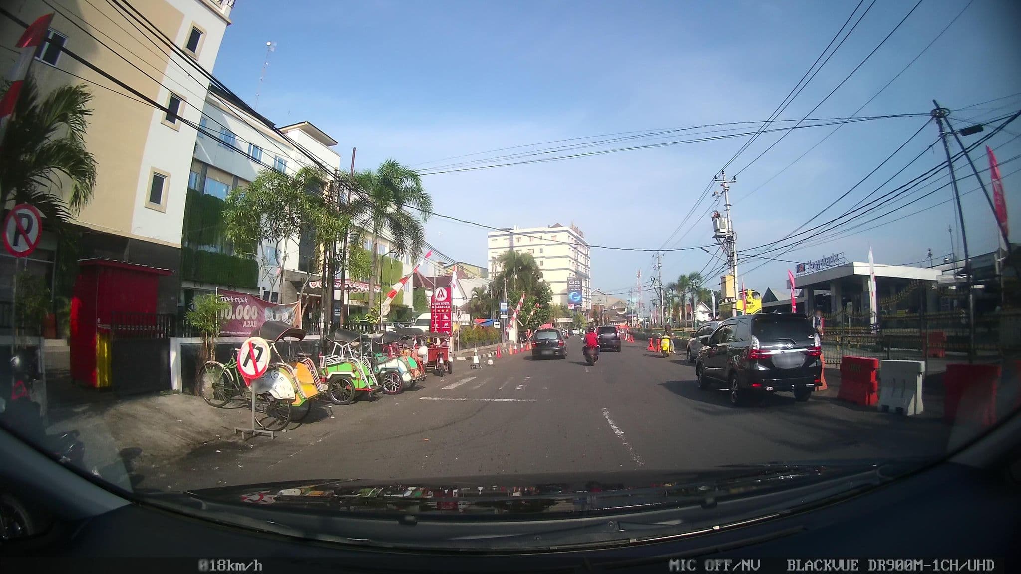 Street view near Unisi, Yogyakarta