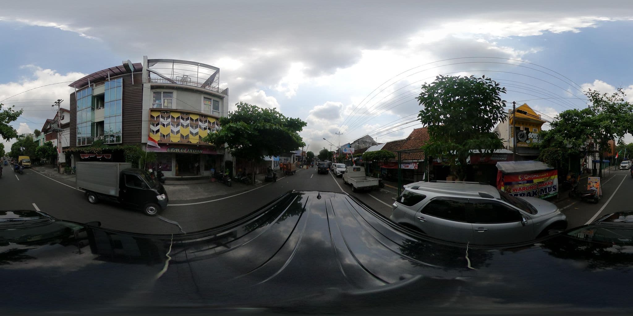 Street view near Sky Hotel Hayam Wuruk, Yogyakarta