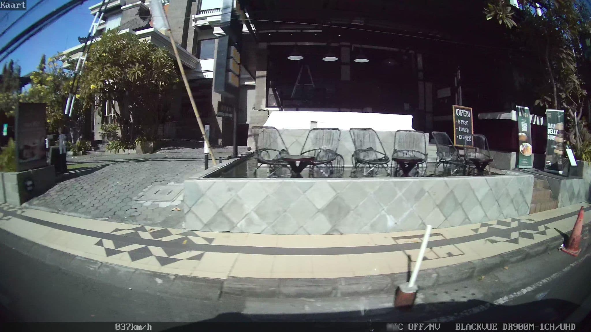 Street view near The Vira Bali Hotel, Kuta