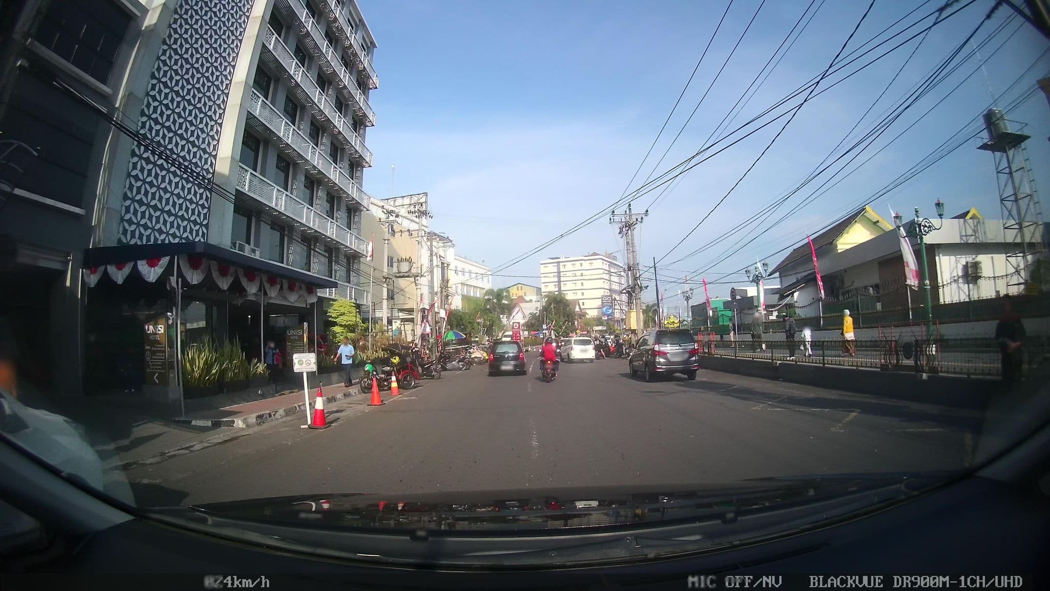 Street view near Malioboro Suites, Yogyakarta