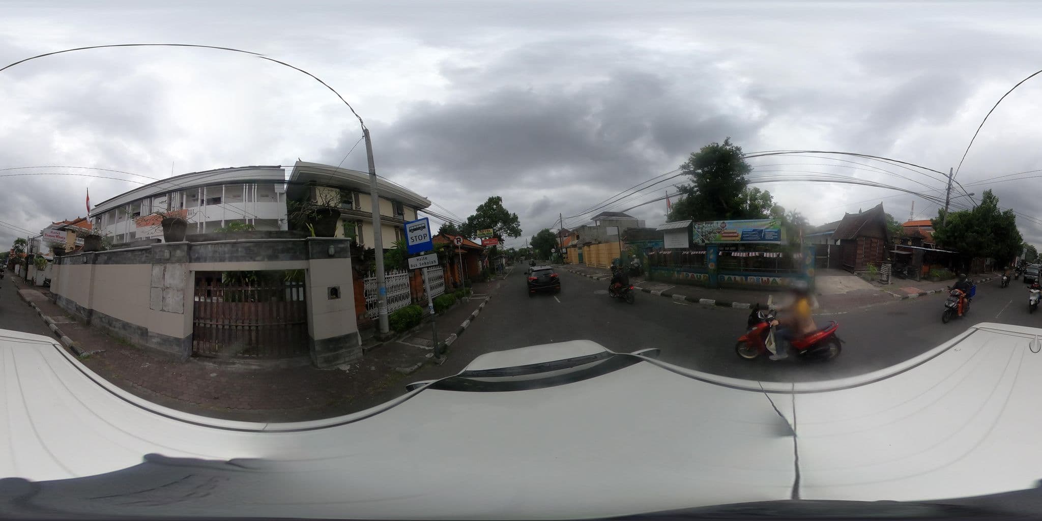 Street view near Hotel Nuansa Indah, Denpasar
