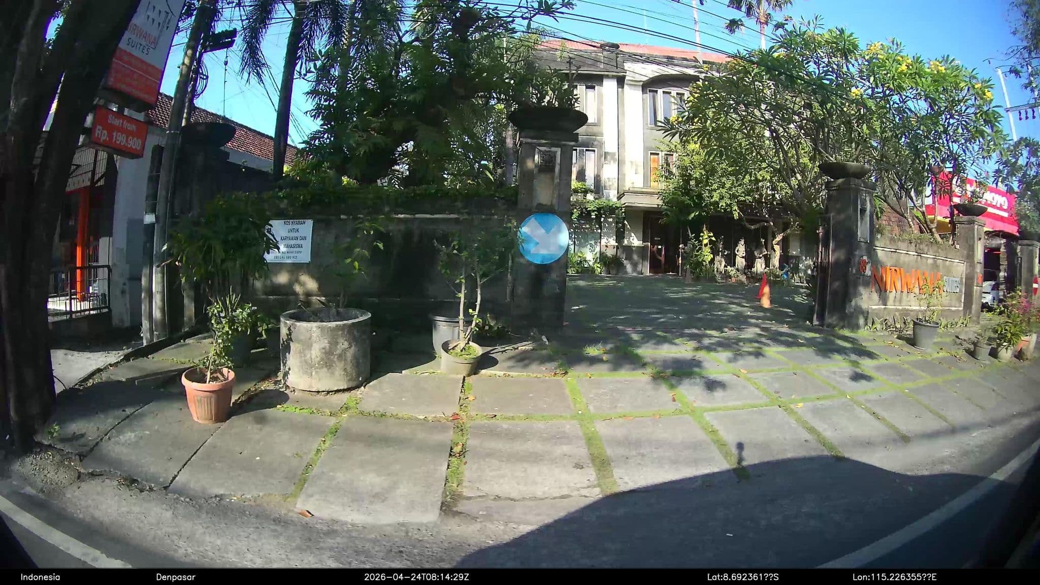 Street view near Hotel Nirwana Suites, Sanur