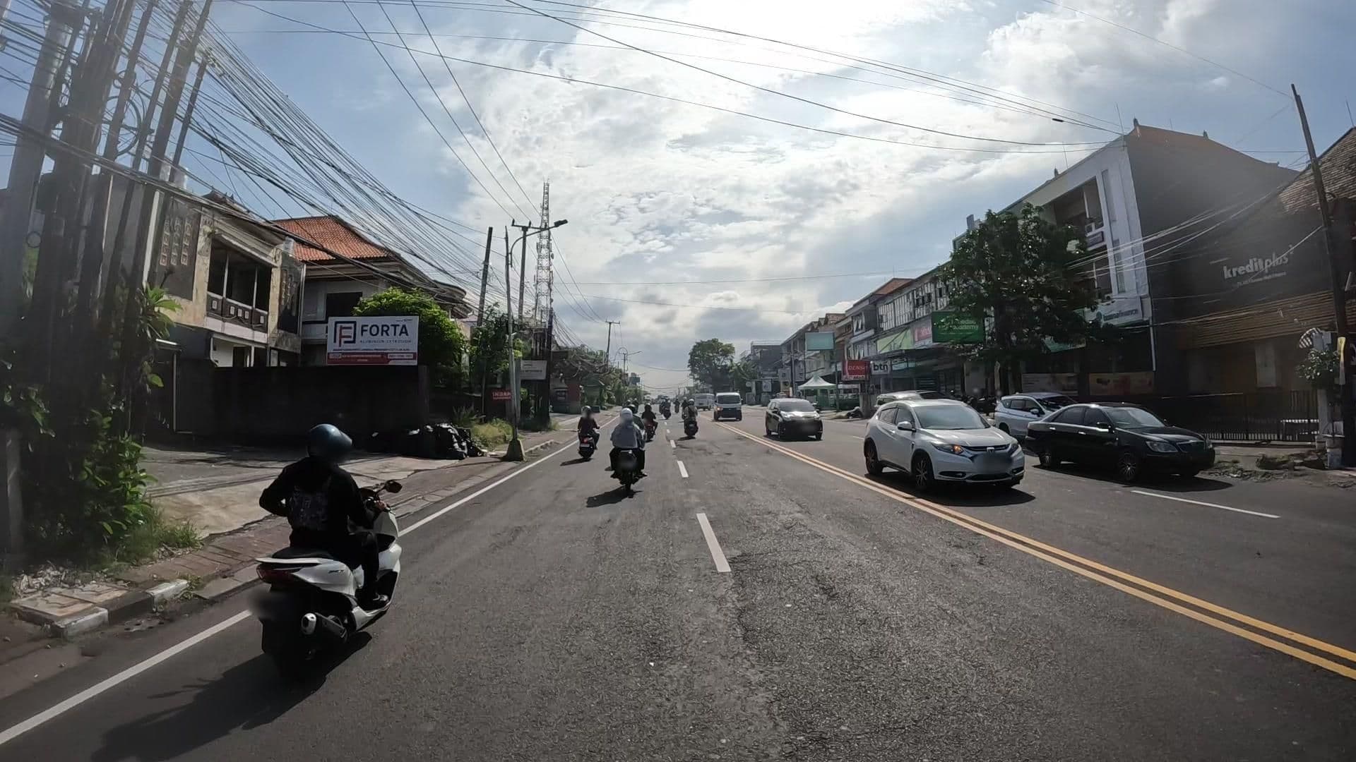 Street view near Hotel Indah Residence, Denpasar