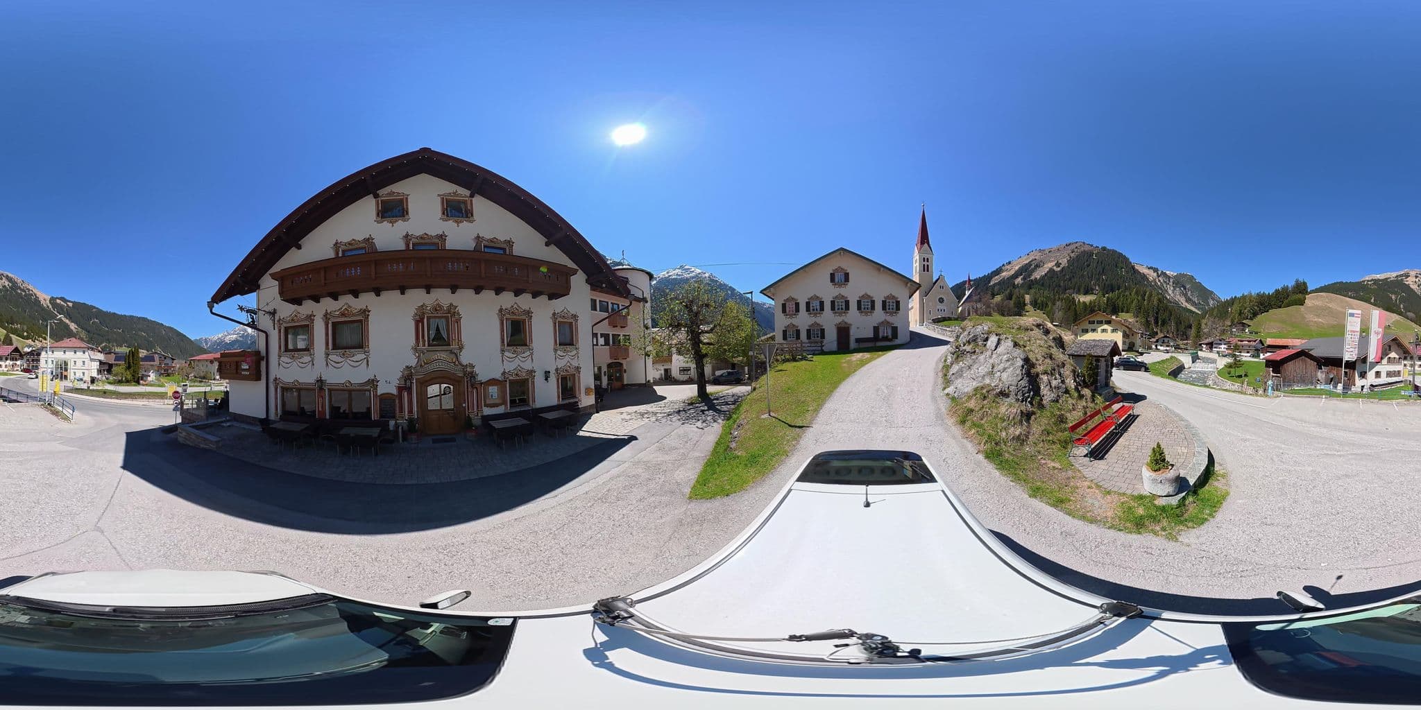Street view near Gasthof Bären, Pettneu