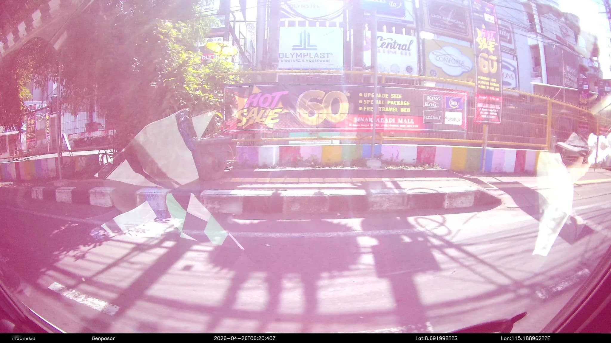 Street view near Sekar Sari Residence, Legian