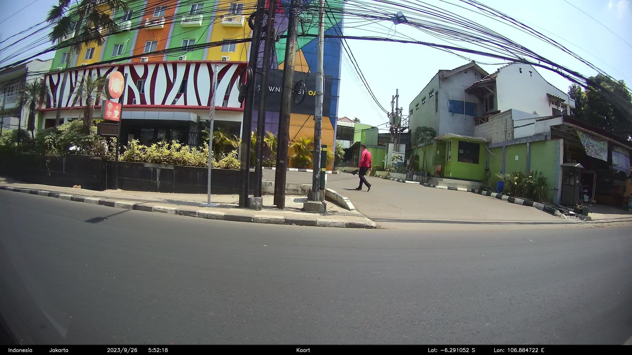 Street view near Hotel Fiducia Pondok Gede, Jakarta