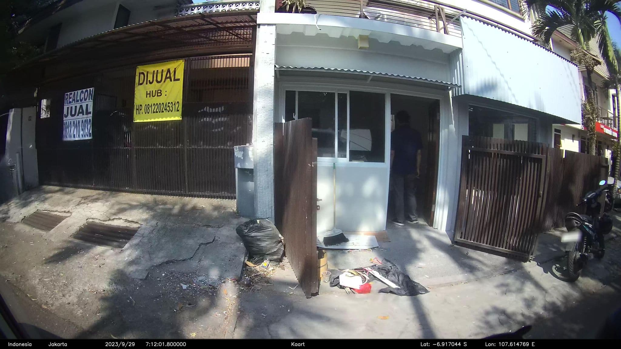 Street view near Rumah Tawa Hotel, Bandung