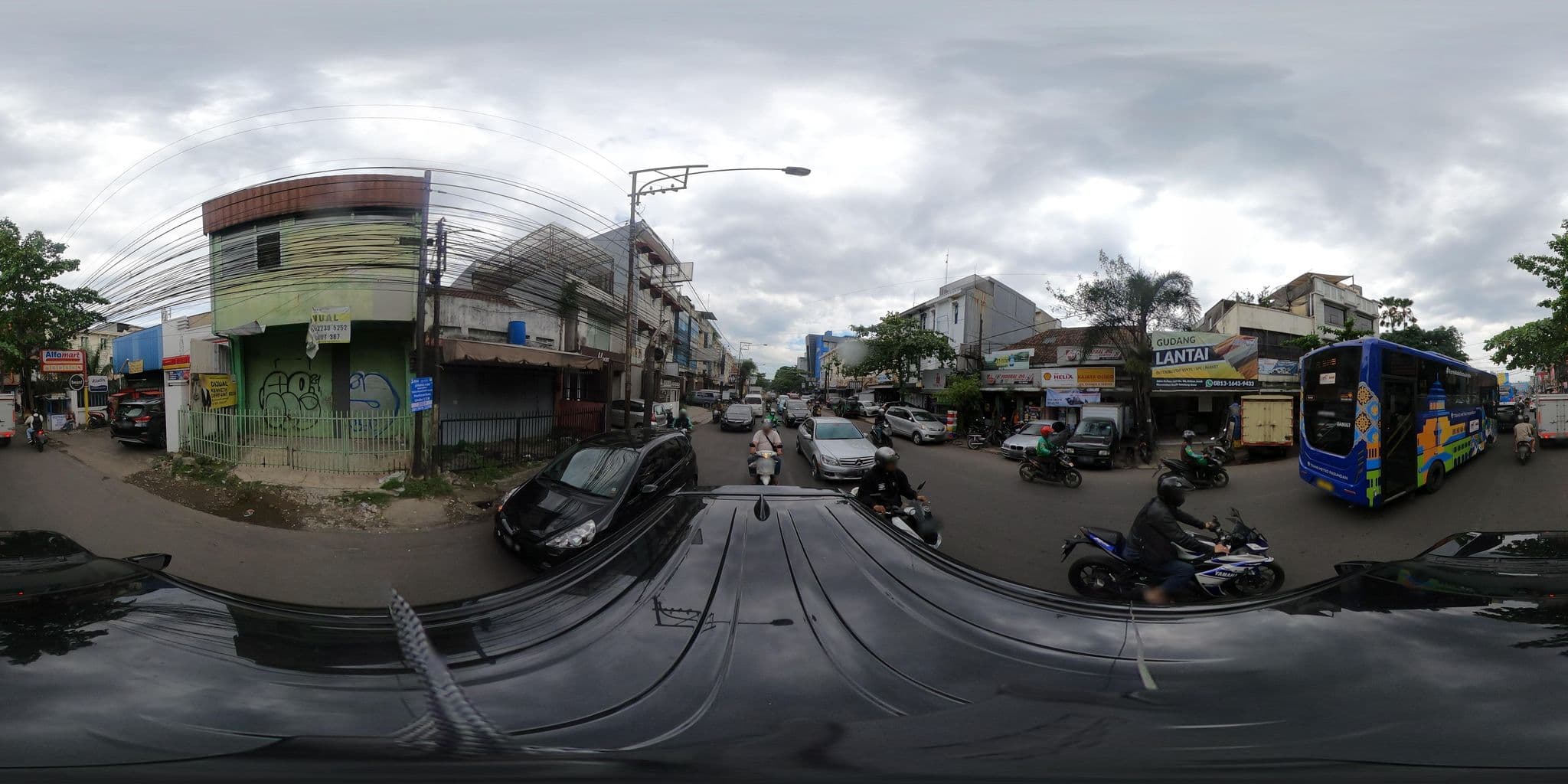 Street view near Yokotel Hotel Bandung, Bandung