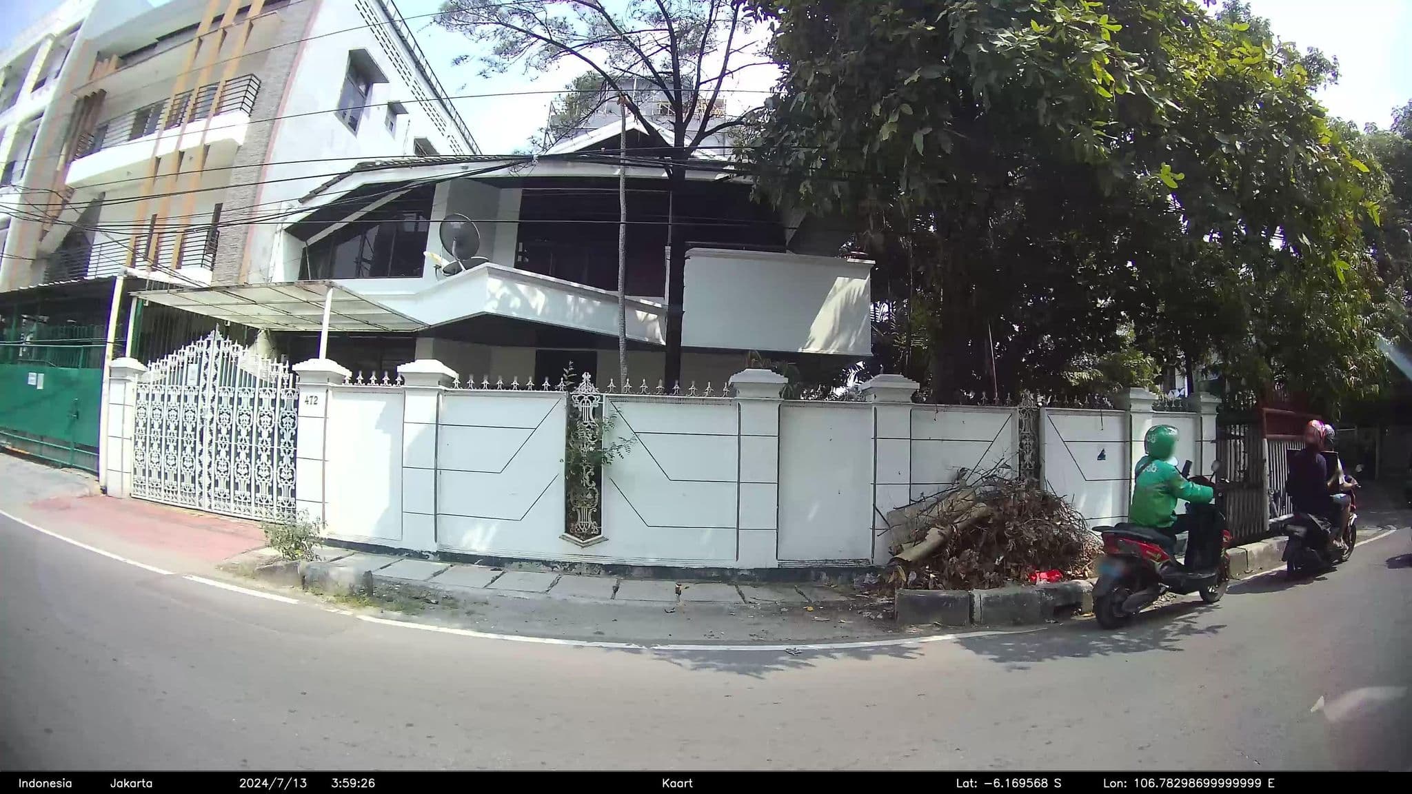 Street view near Tanjung Duren Residence, Jakarta
