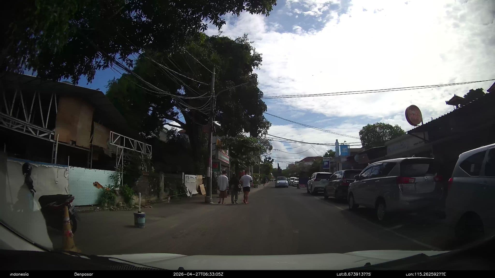 Street view near Hotel Alit Beach, Sanur