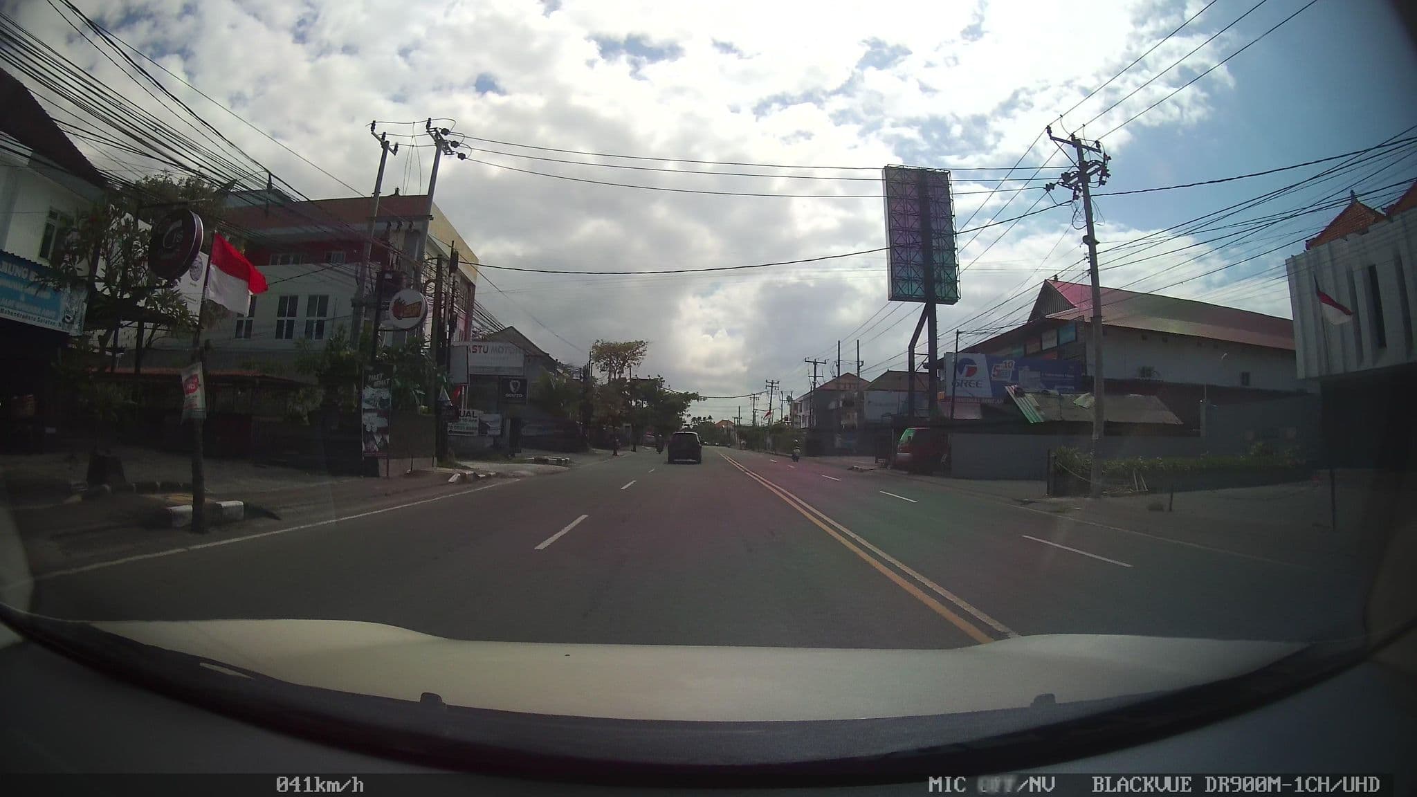 Street view near Puri Segina Residence, Legian