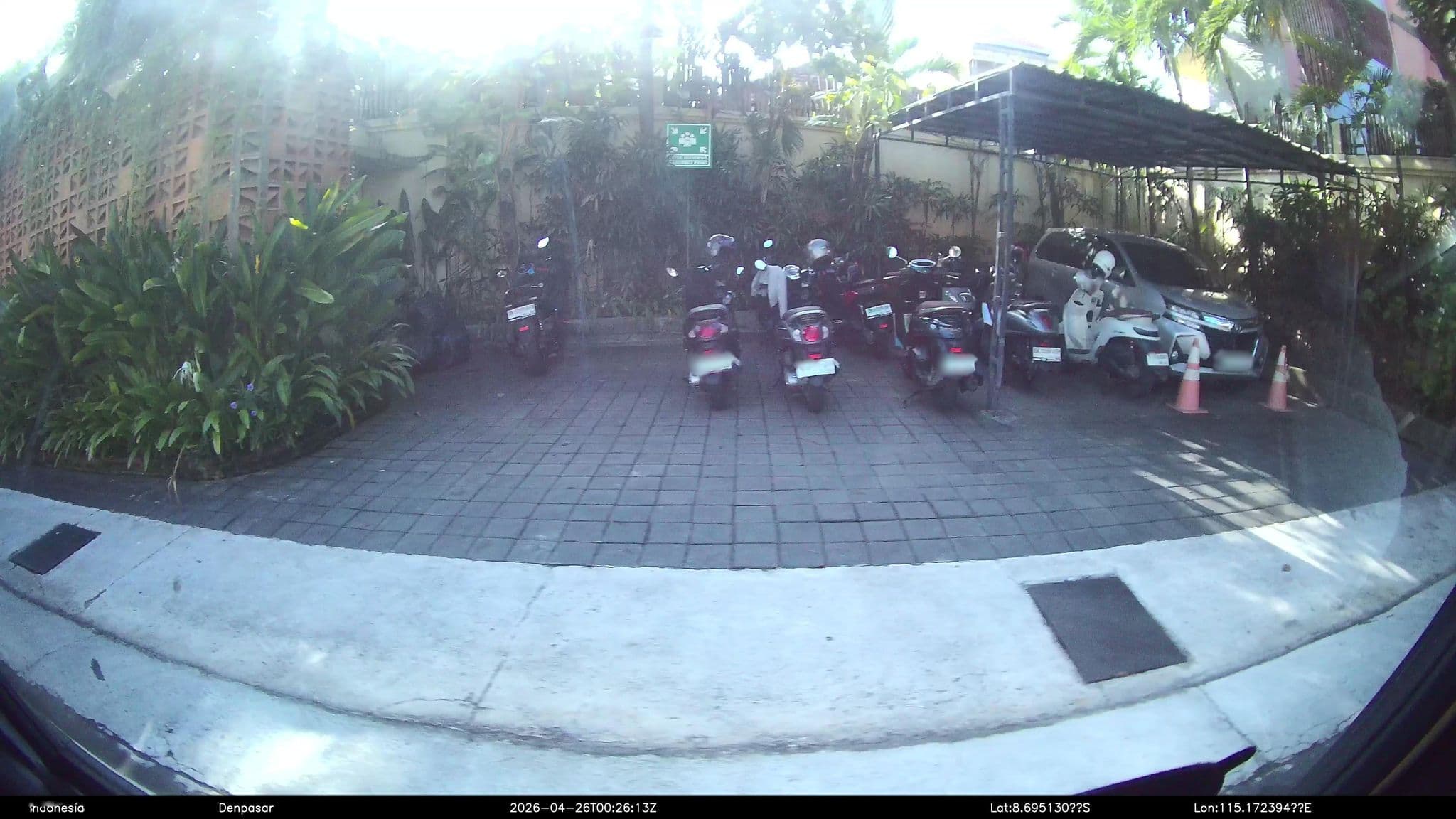 Street view near Lasanti Villas Seminyak Bali, Legian