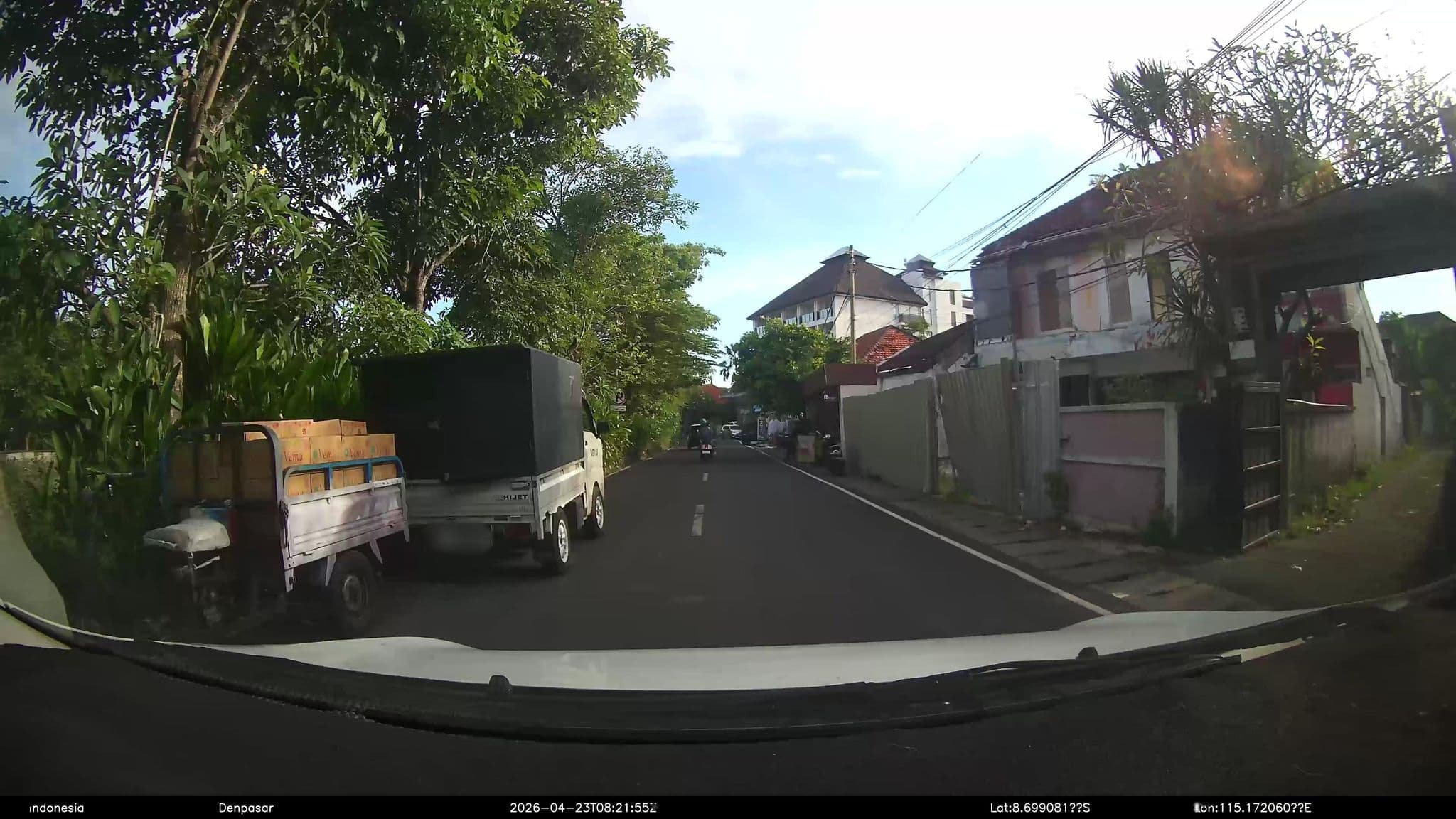 Street view near Villa Diana Bali, Legian