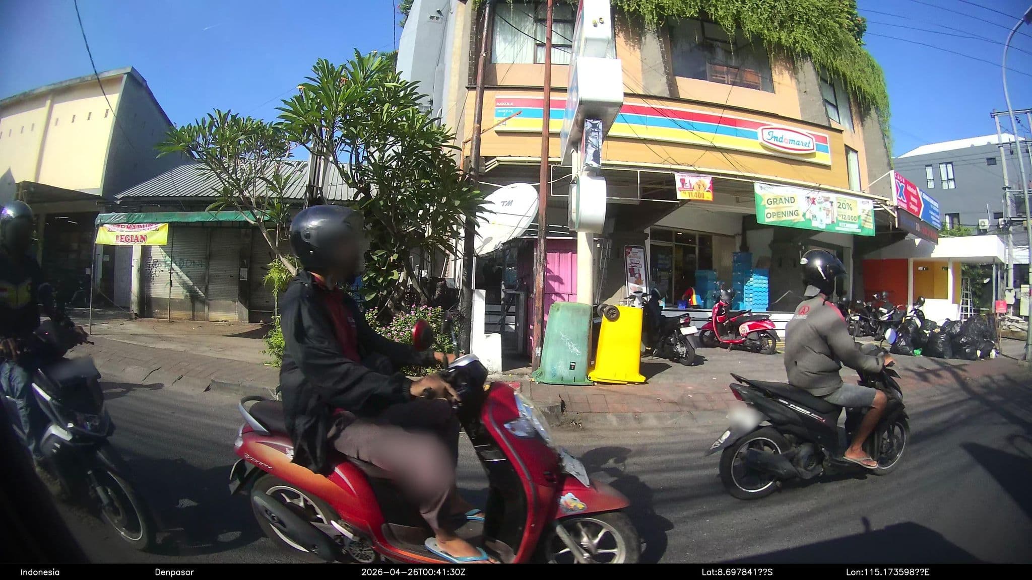 Street view near Green Kuta, Legian
