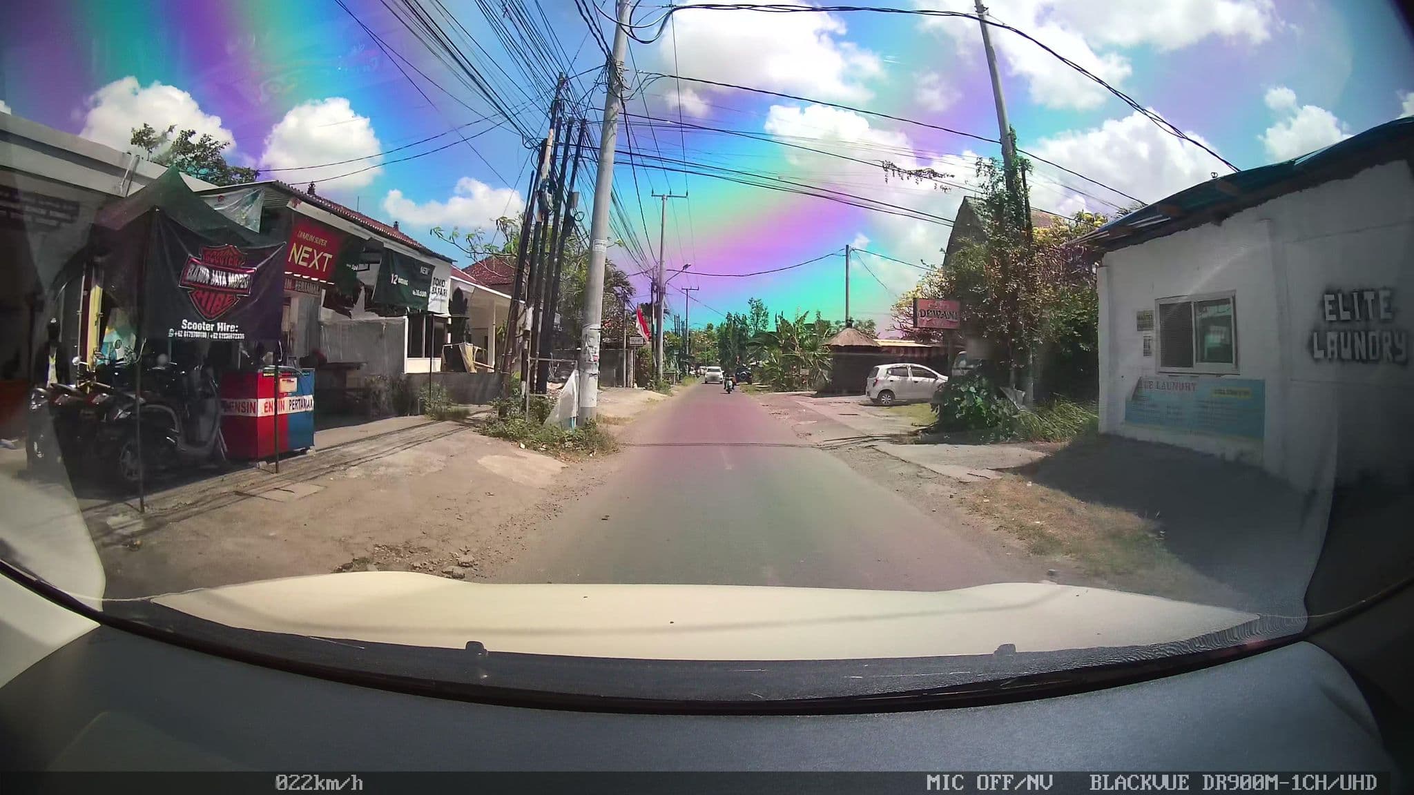 Street view near Dewani Villa Resort, Legian