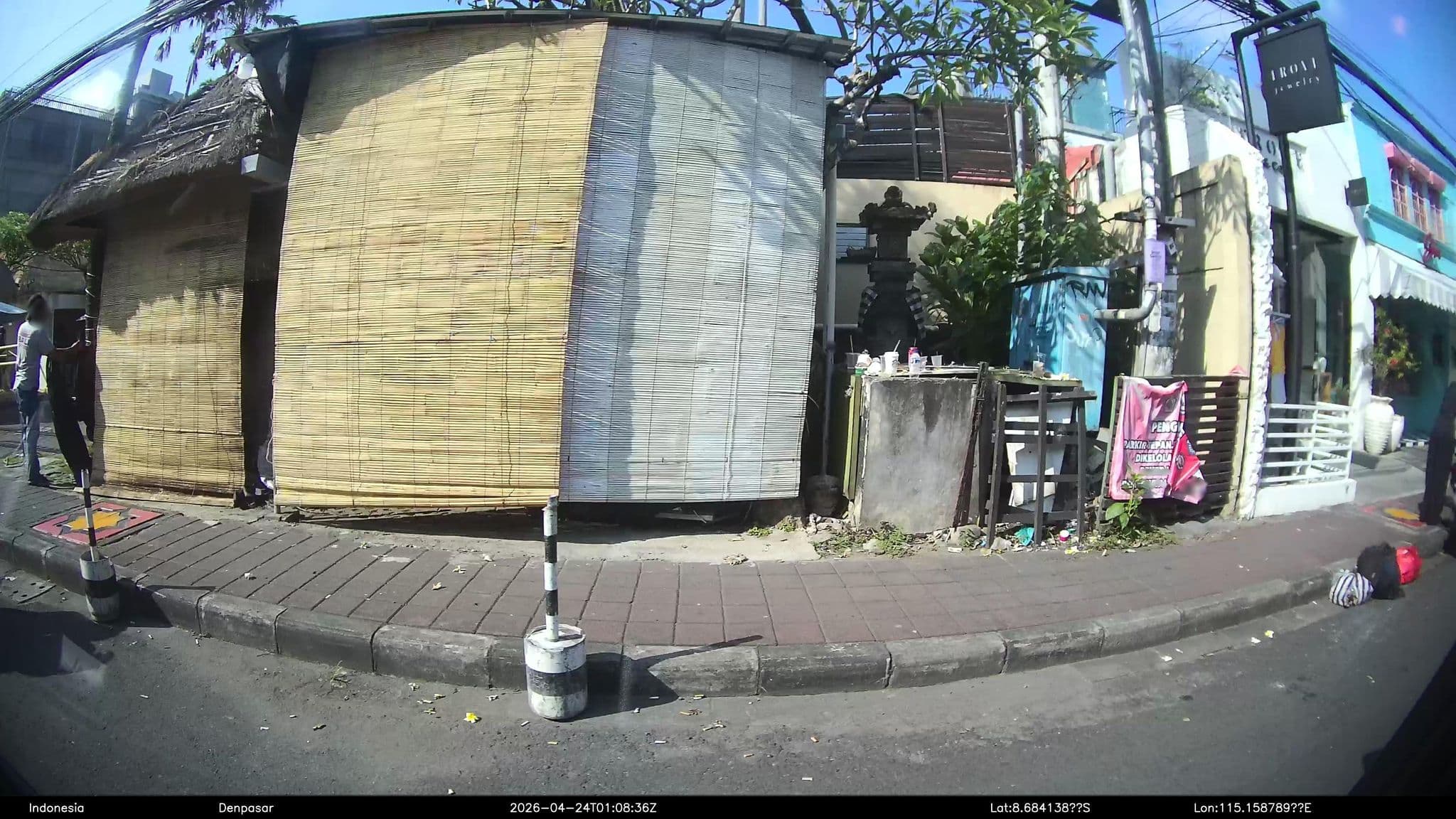 Street view near The Amasya Villas, Legian