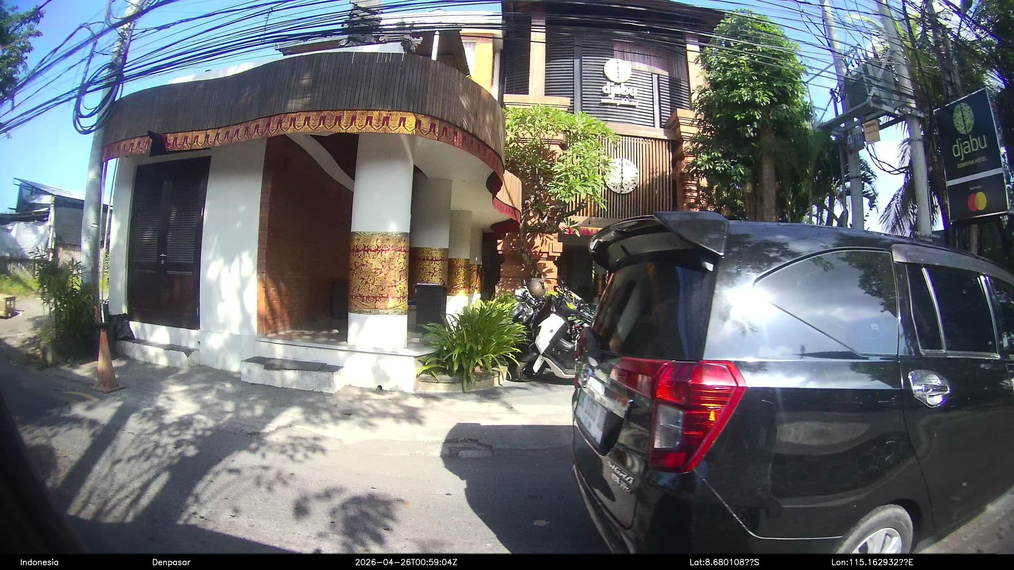 Street view near D'Djabu Hotel Seminyak, Legian