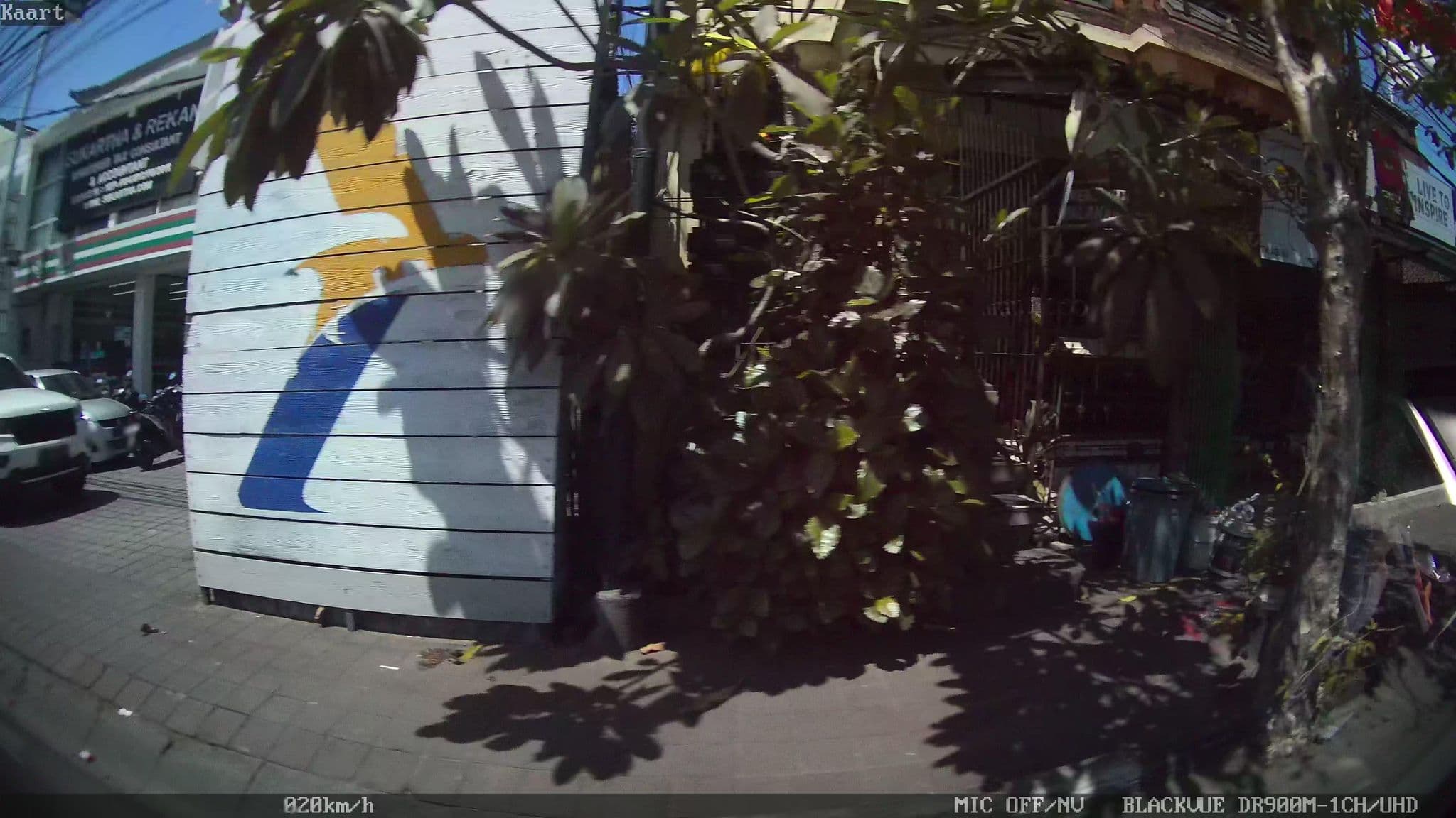 Street view near Crown Bali Villa, Legian — © kaart_2 (CC BY-SA · Mapillary)