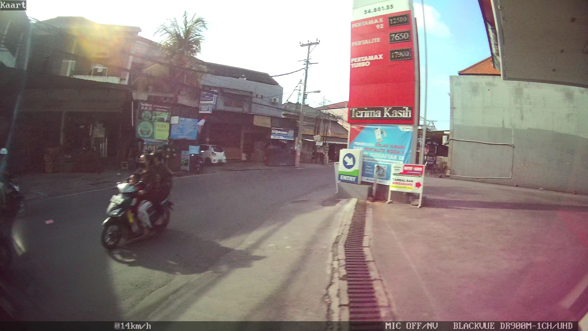 Street view near One Residence, Legian