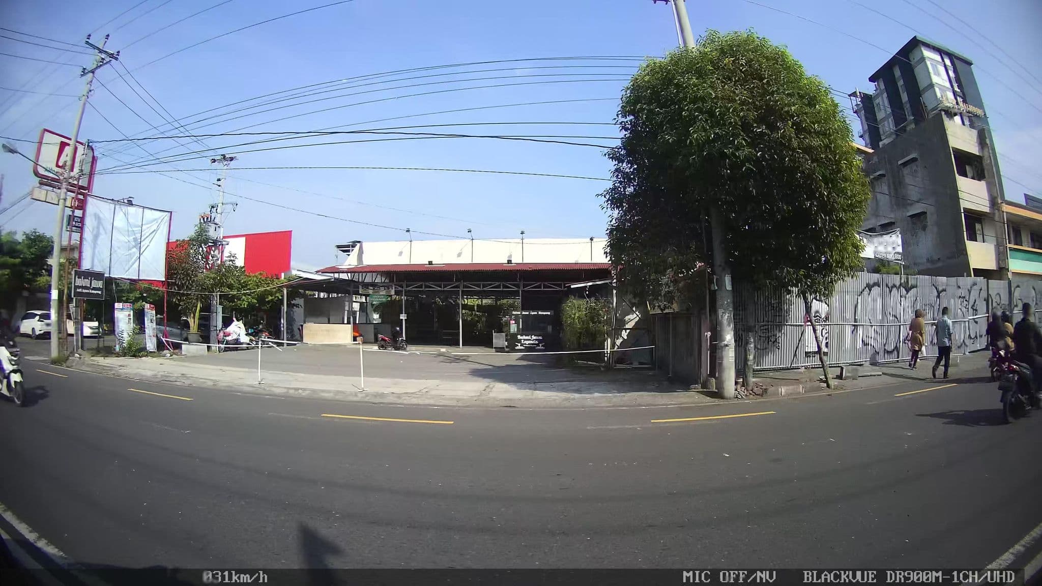 Street view near Top Malioboro Hotel, Yogyakarta