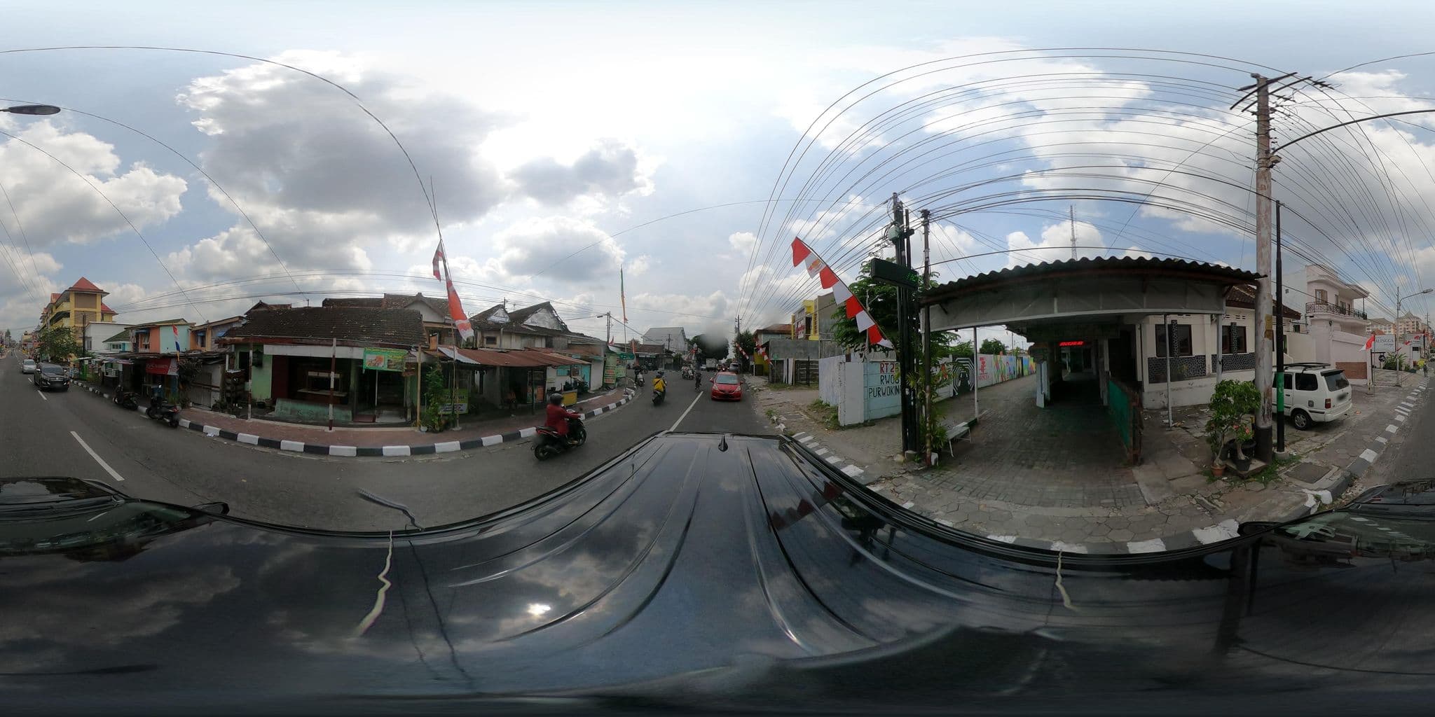 Street view near Kalingga Hotel, Yogyakarta