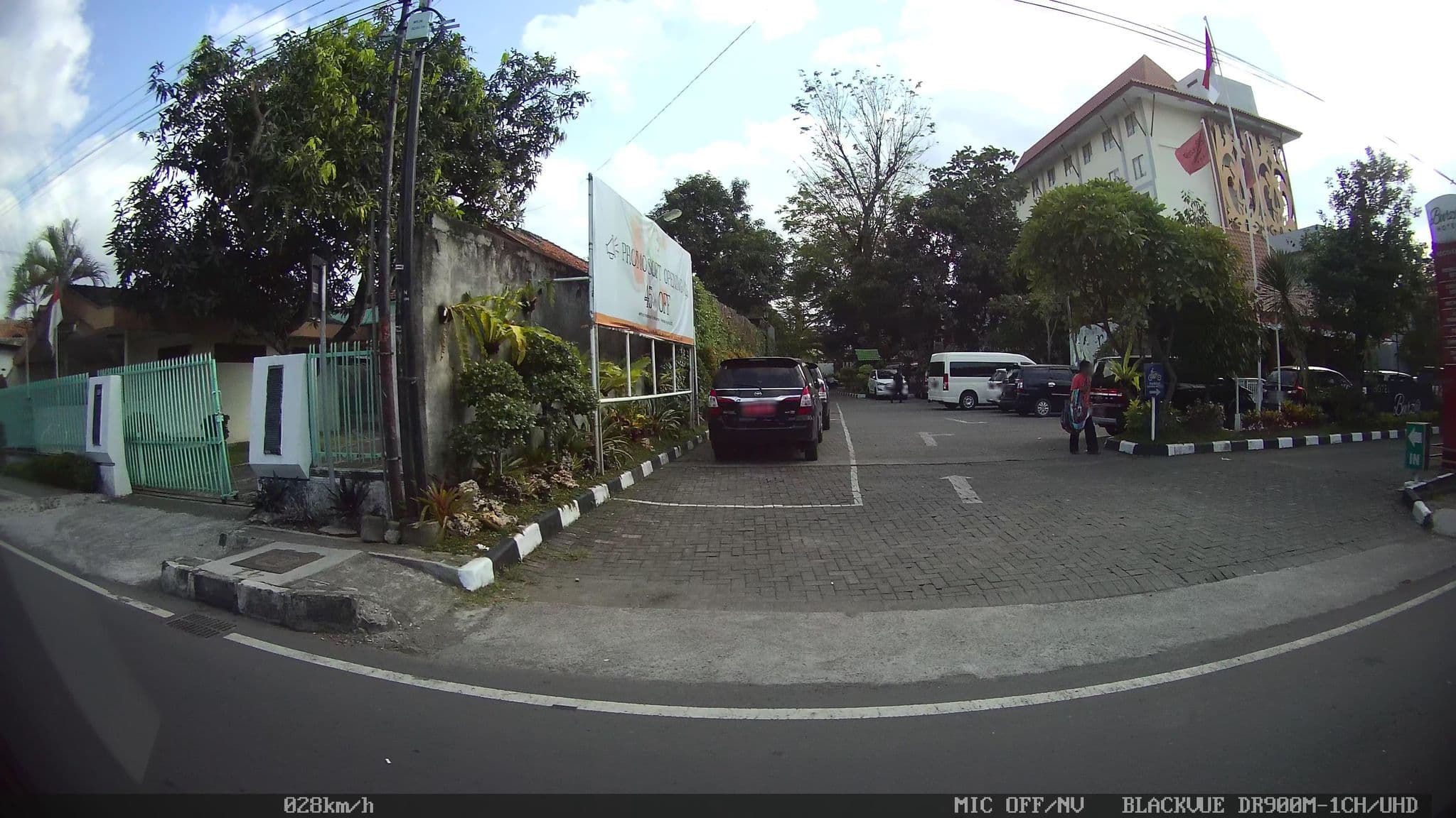 Street view near Burza Hotel, Yogyakarta