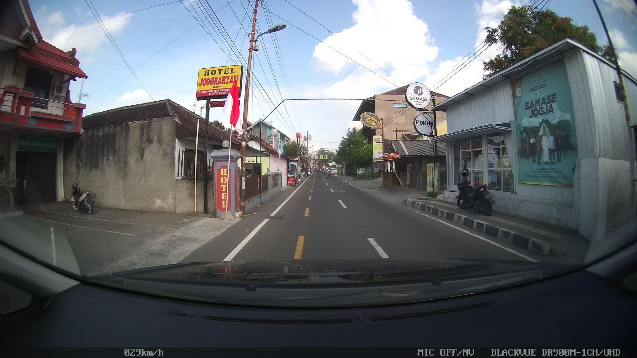 Street view near Hotel Jogokaryan, Yogyakarta