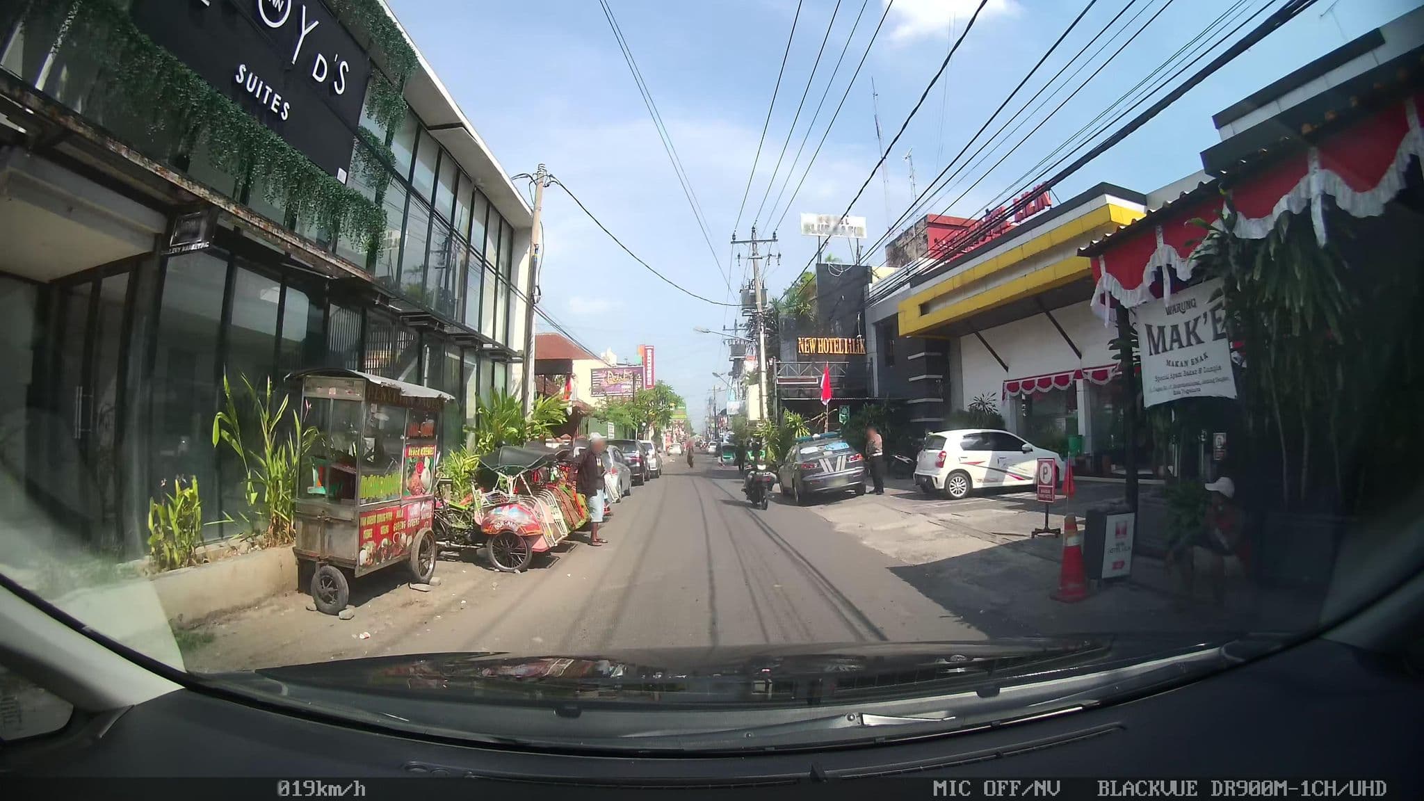 Street view near Hotel Amarta Yogyakarta, Yogyakarta