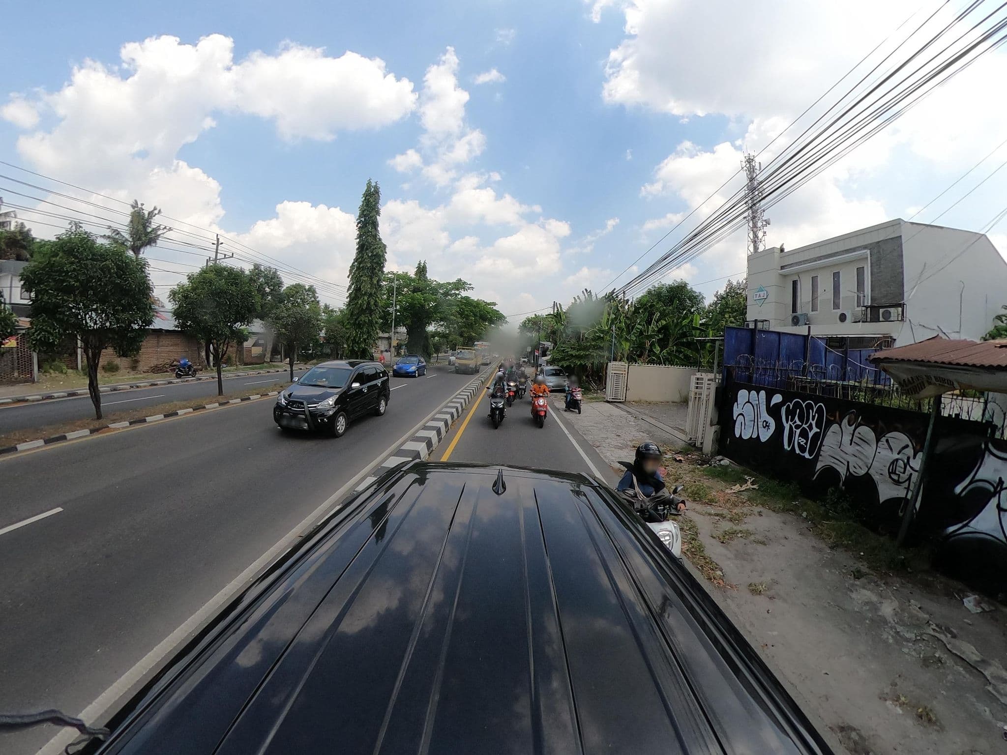 Street view near Tirta Kencana Hotel & Garden Resto, Yogyakarta