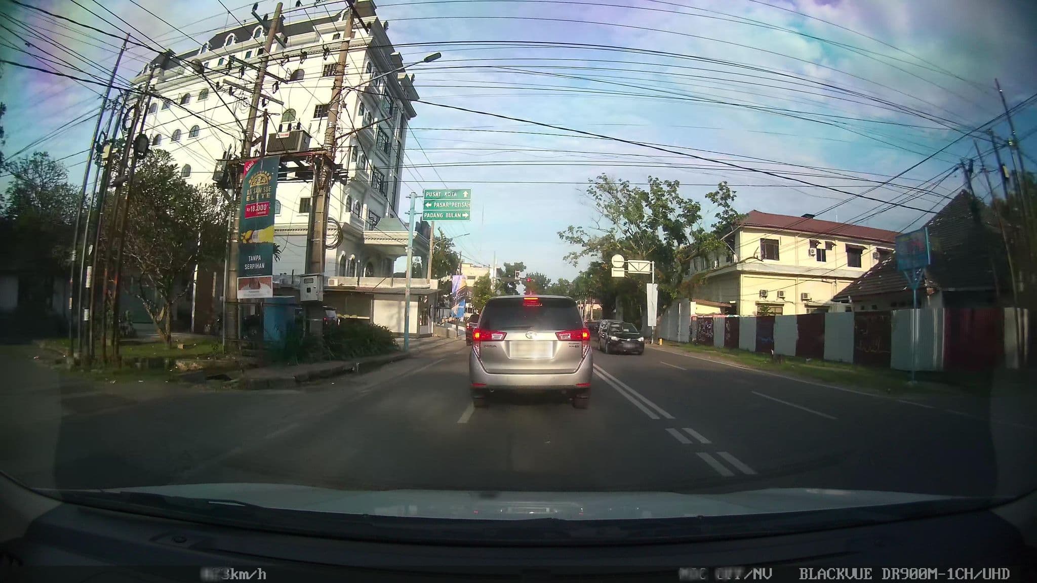 Street view near Hotel Bandara, Medan