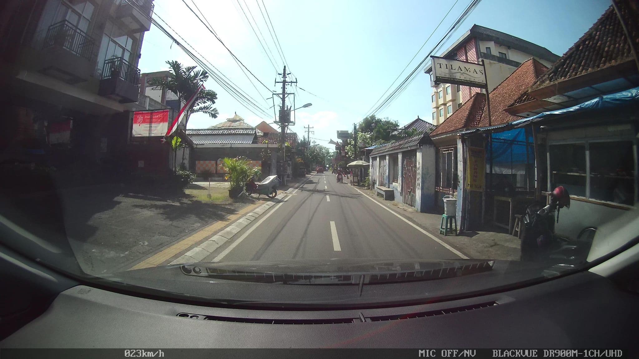 Street view near Prayogo Lama Hotel, Yogyakarta