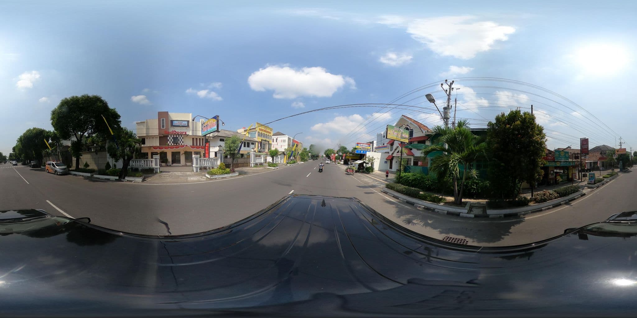 Street view near Asri Graha, Yogyakarta