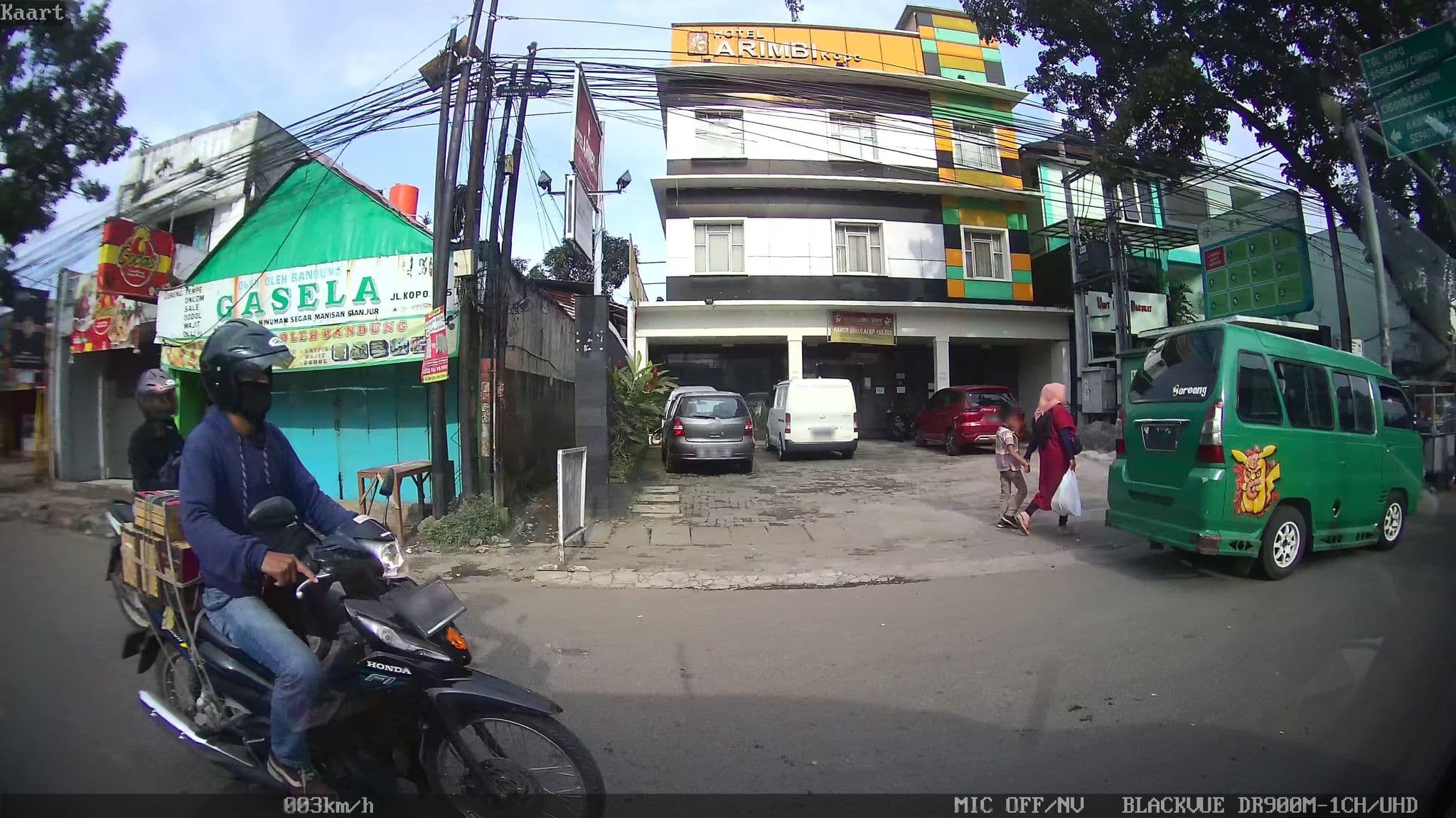 Street view near Hotel Arimbi Kopo, Bandung
