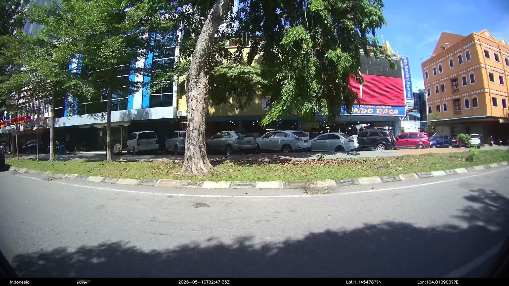 Street view near Indorasa Hotel, Batam