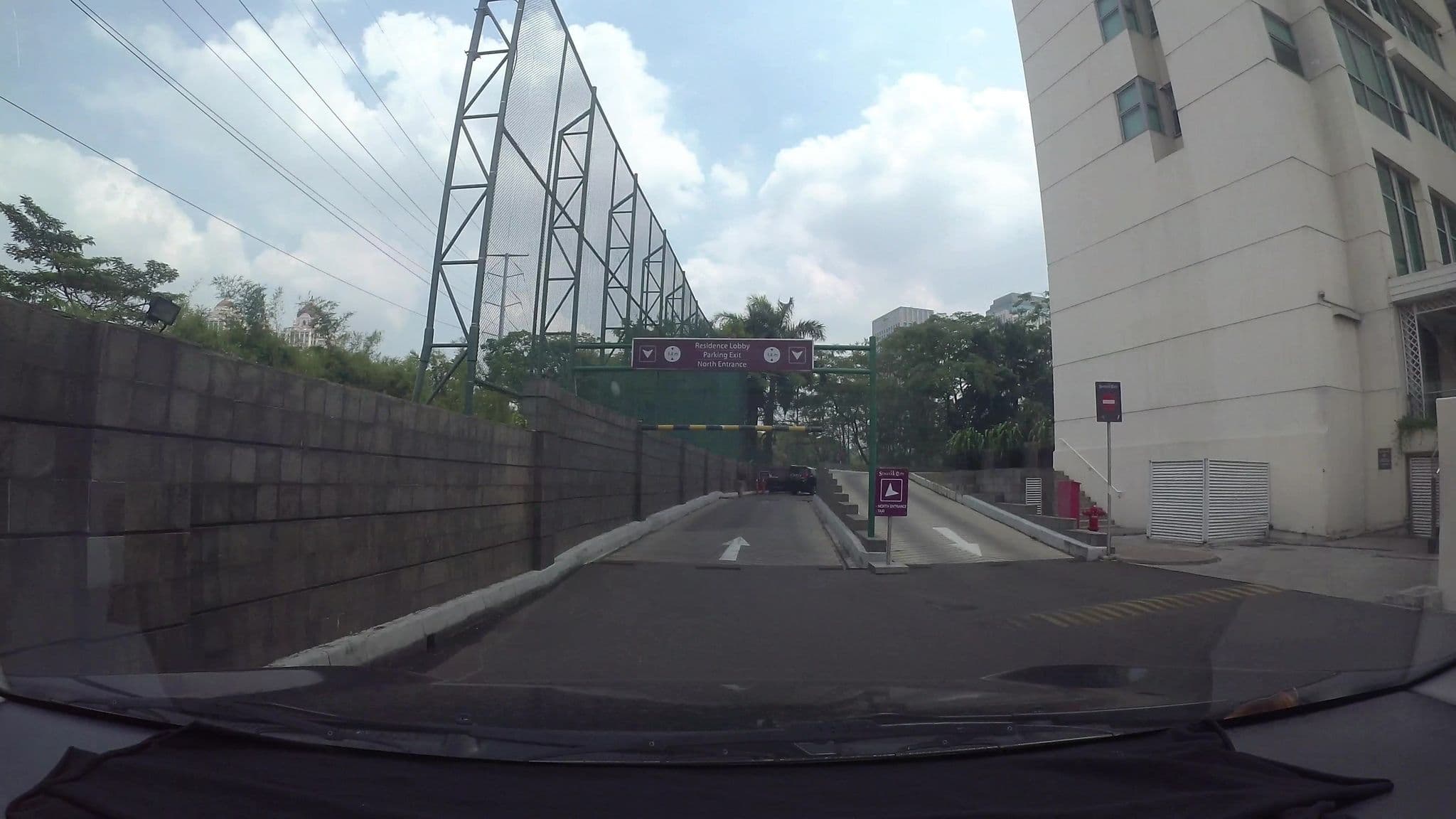 Street view near Senayan City Residence, Jakarta