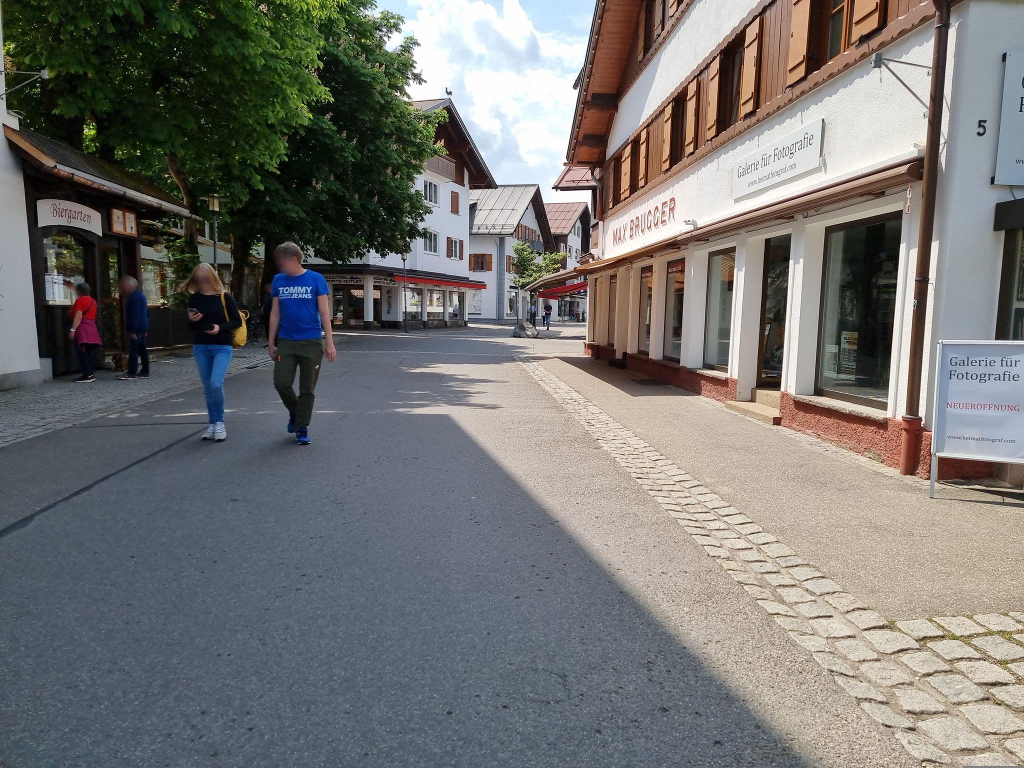Street view near Hotel Traube, Oberstdorf