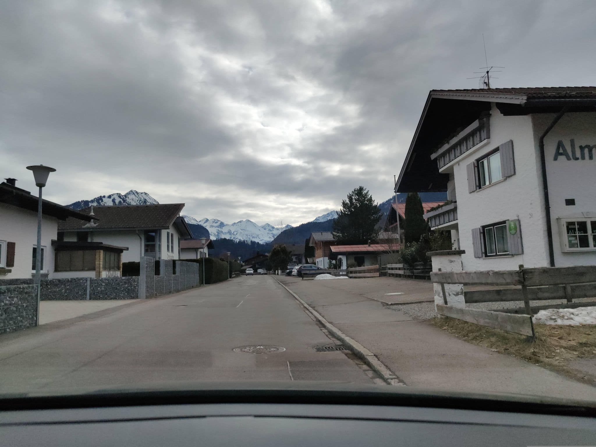 Street view near Alma Hotel, Oberstdorf