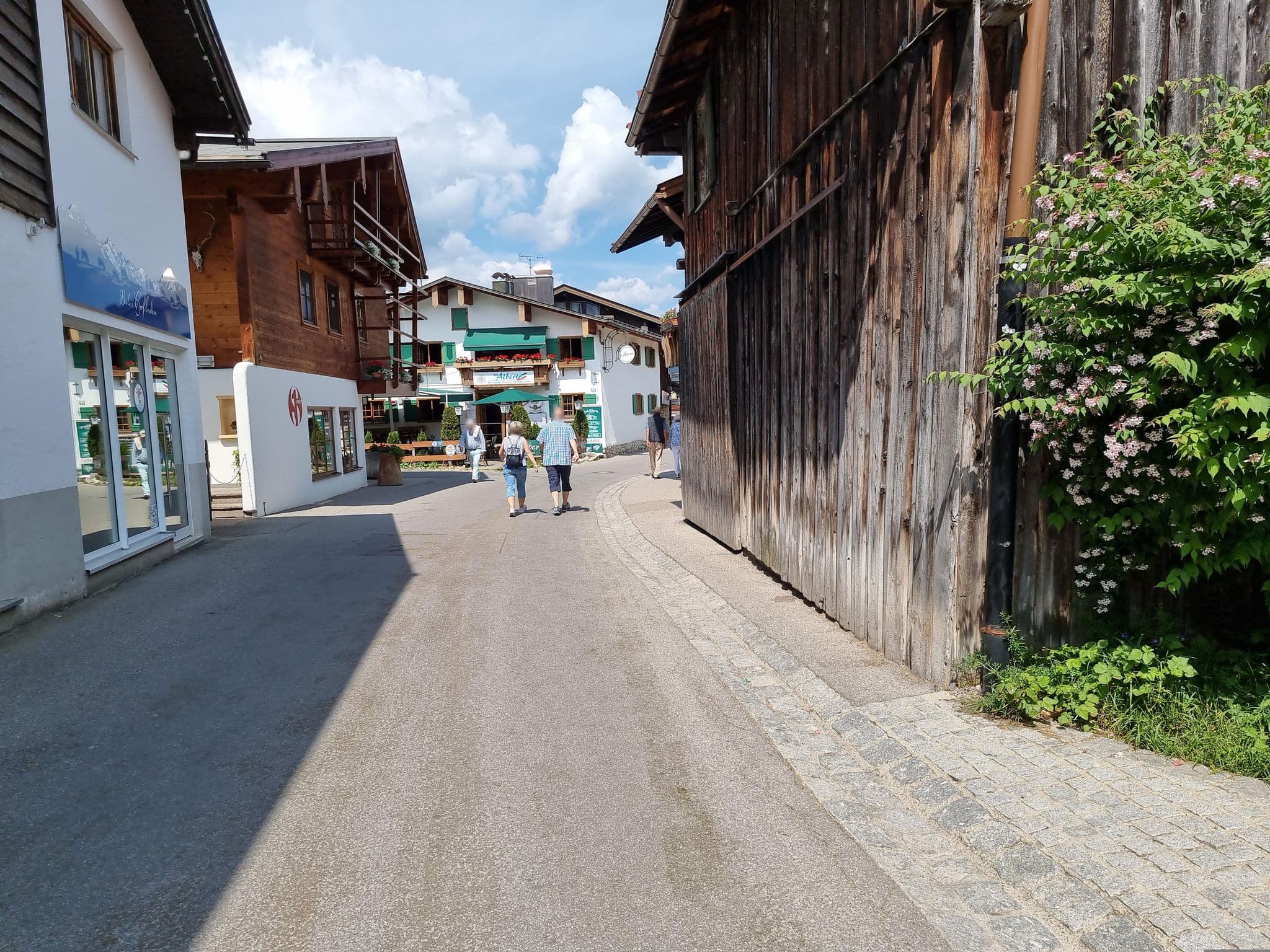 Street view near Gästehaus Waibel, Oberstdorf