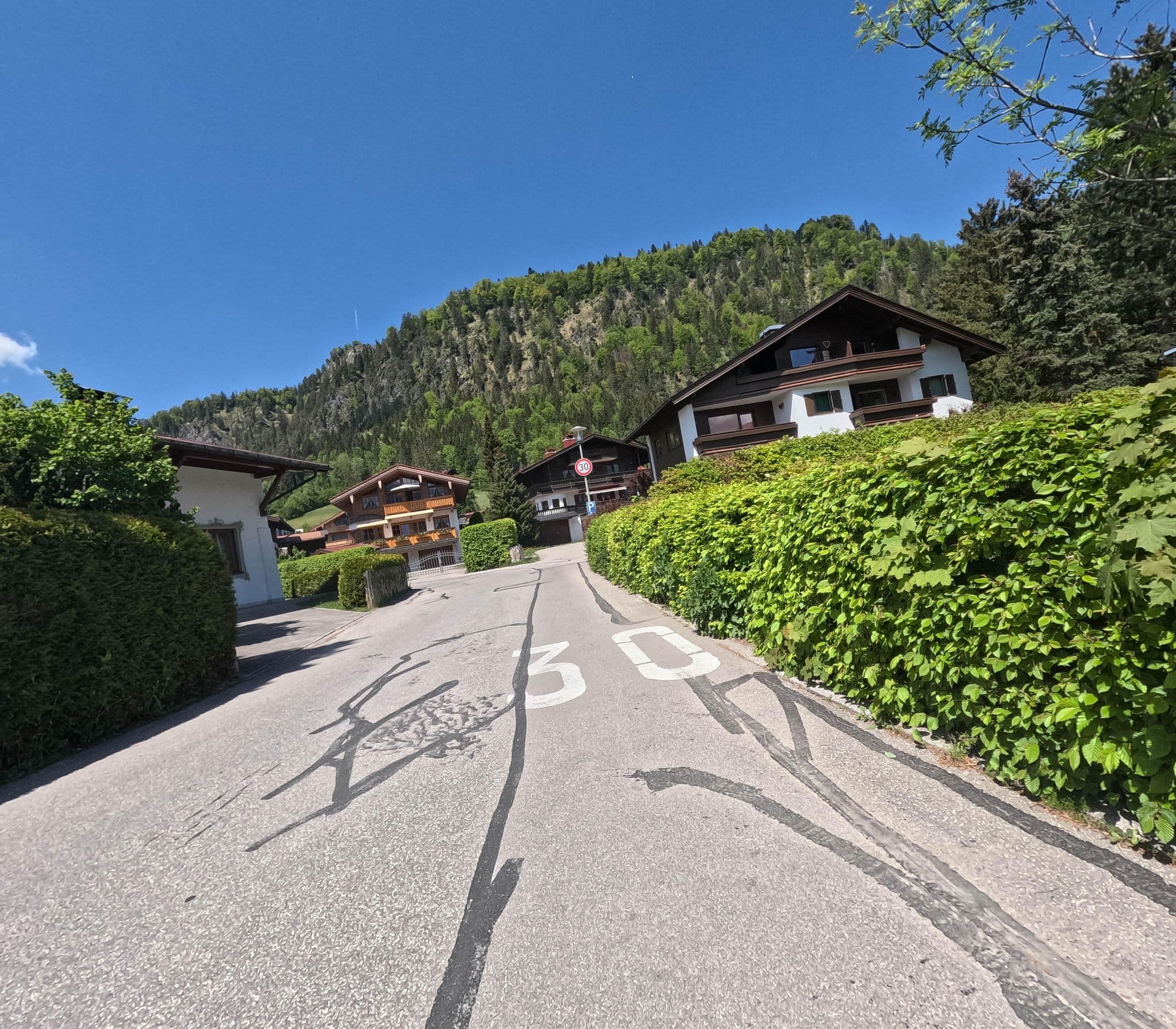 Street view near Almrose, Reit im Winkl