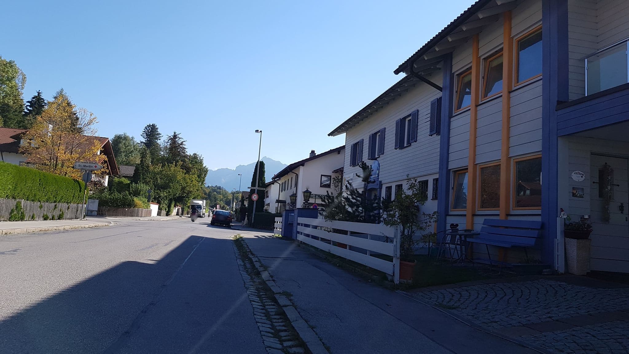 Street view near Landhaus Pension Christian, Füssen — © eliaspajares (CC BY-SA · Mapillary)