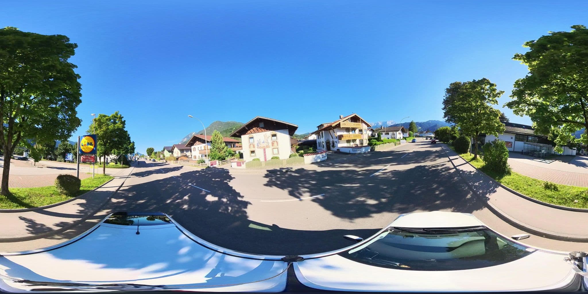 Street view near Haus Sonnenschein, Garmisch-Partenkirchen