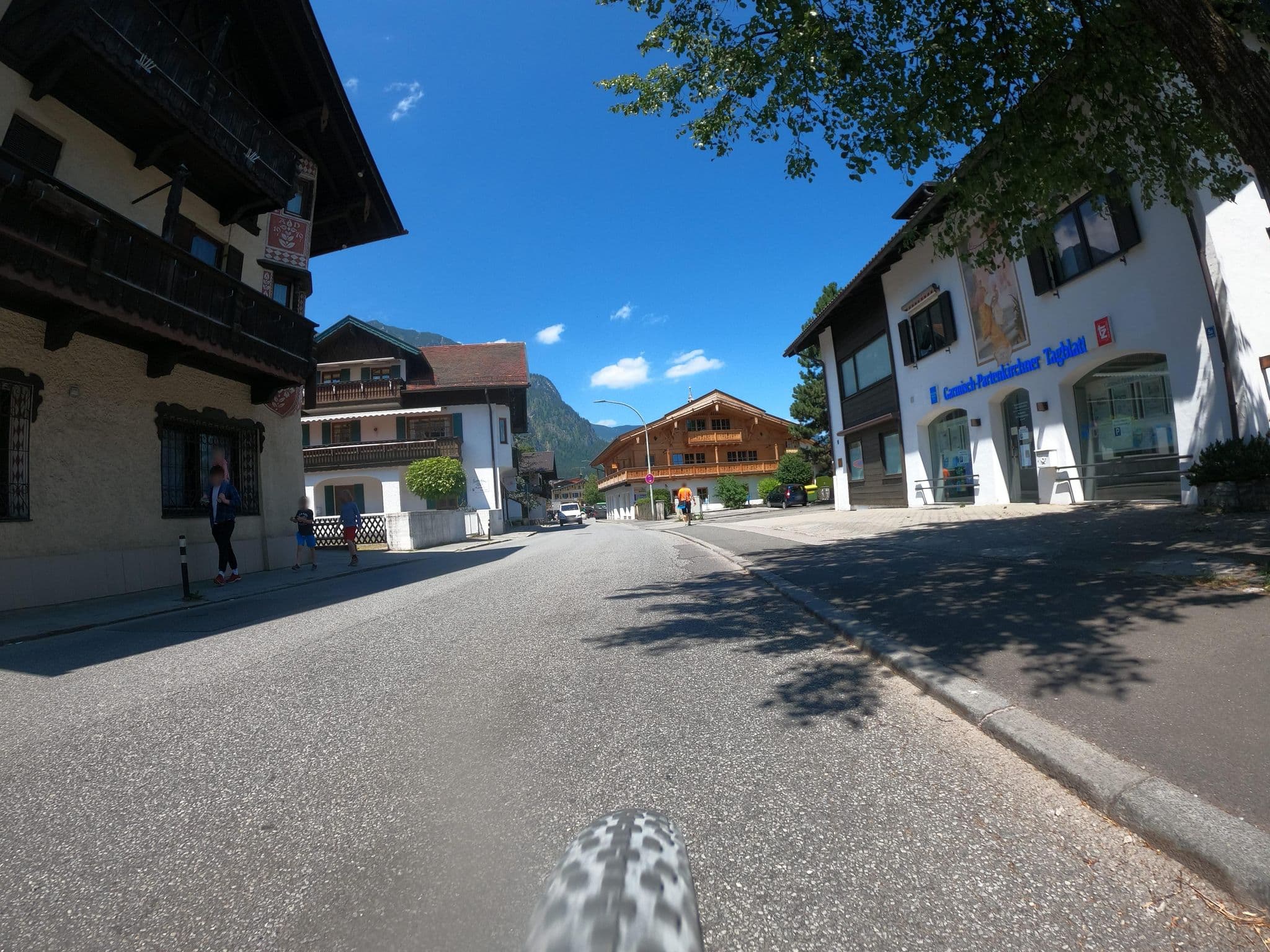 Street view near Haus Hohenzollern, Garmisch-Partenkirchen