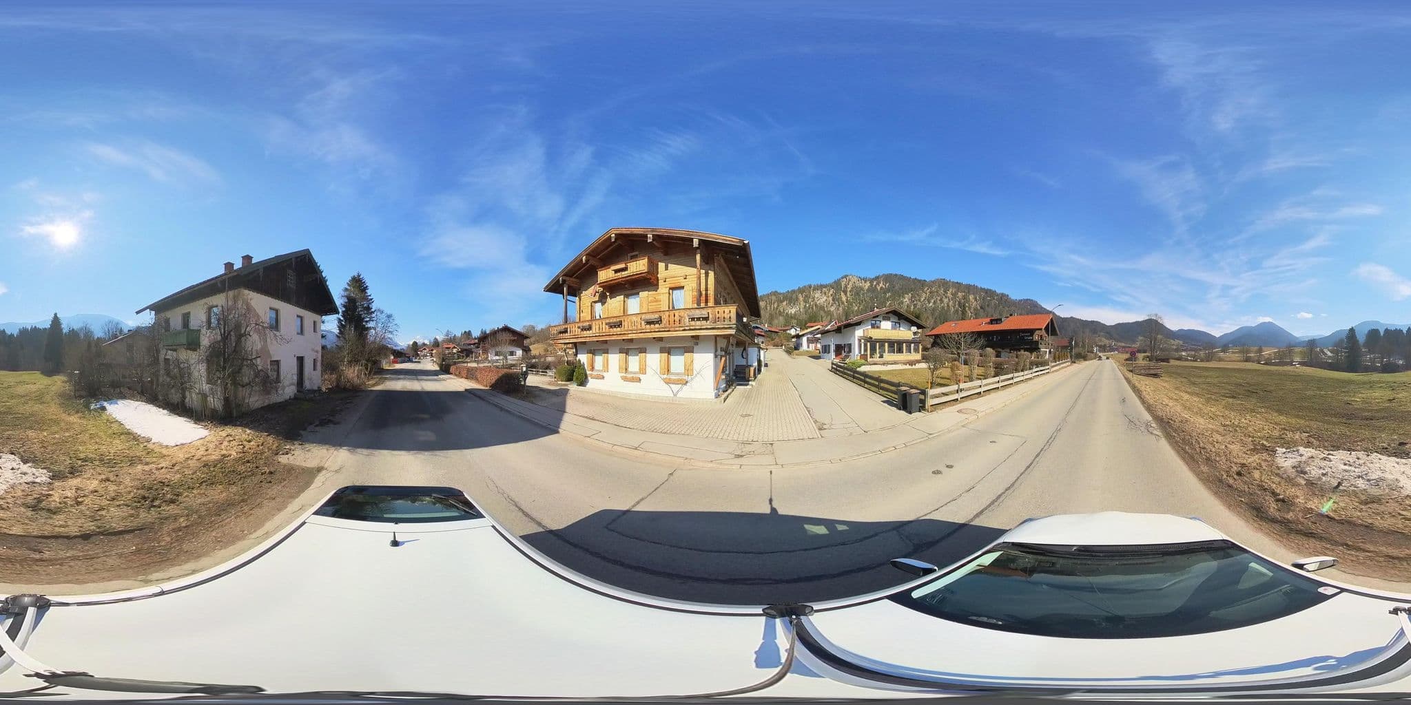 Street view near Bergidyll, Reit im Winkl