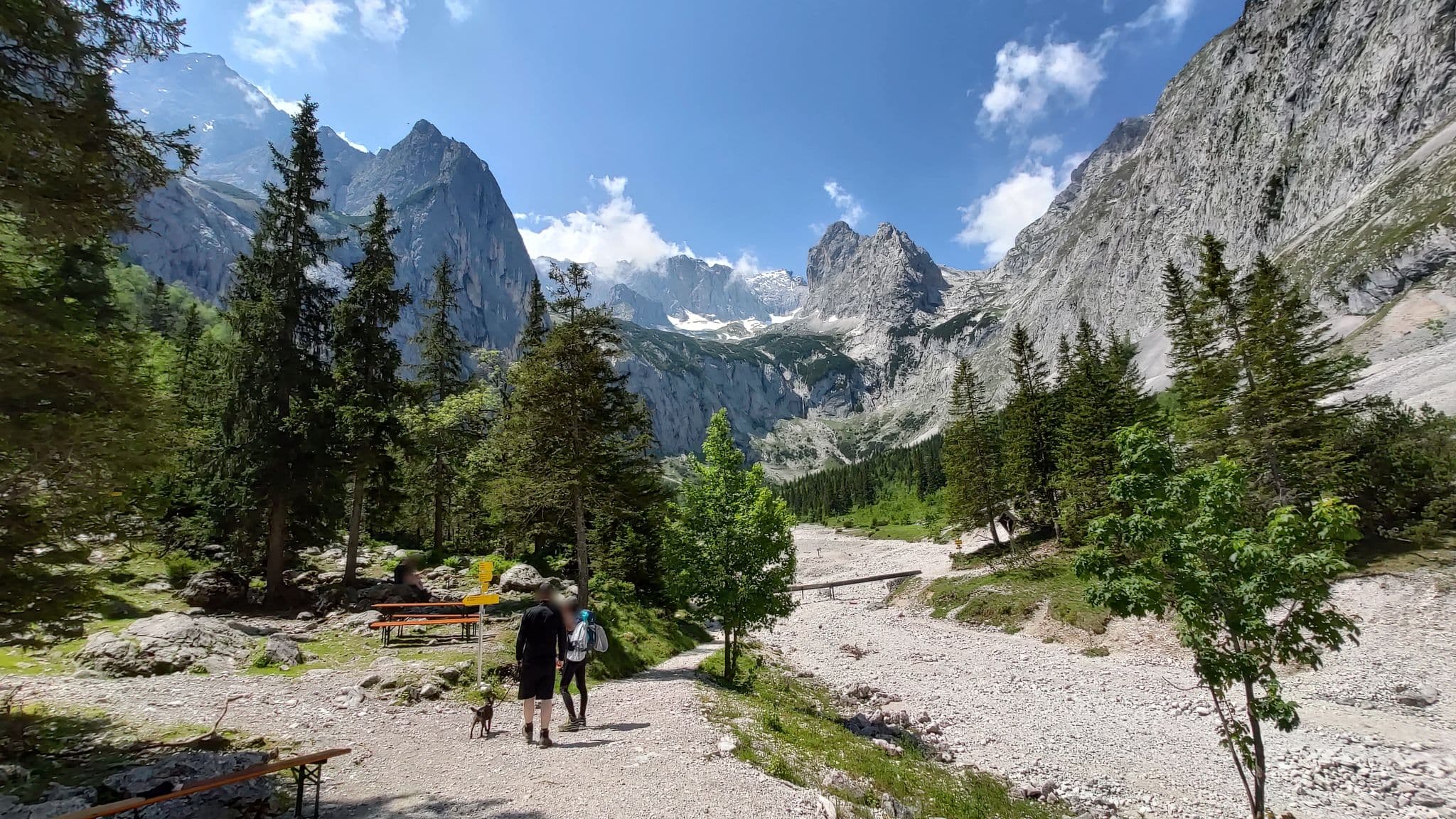 Street view near Höllentalangerhütte, Grainau