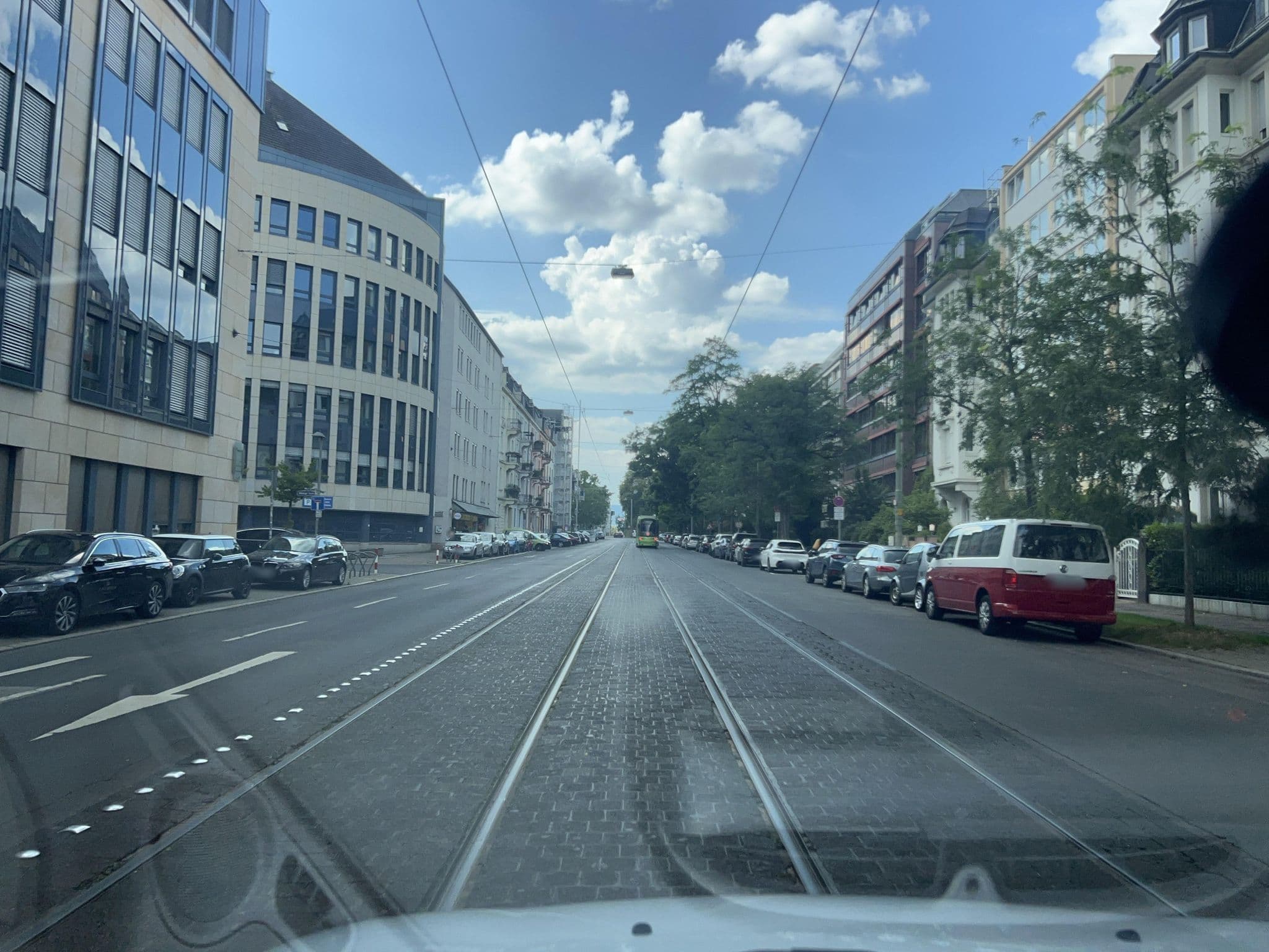 Street view near Sophien Hotel, Frankfurt am Main