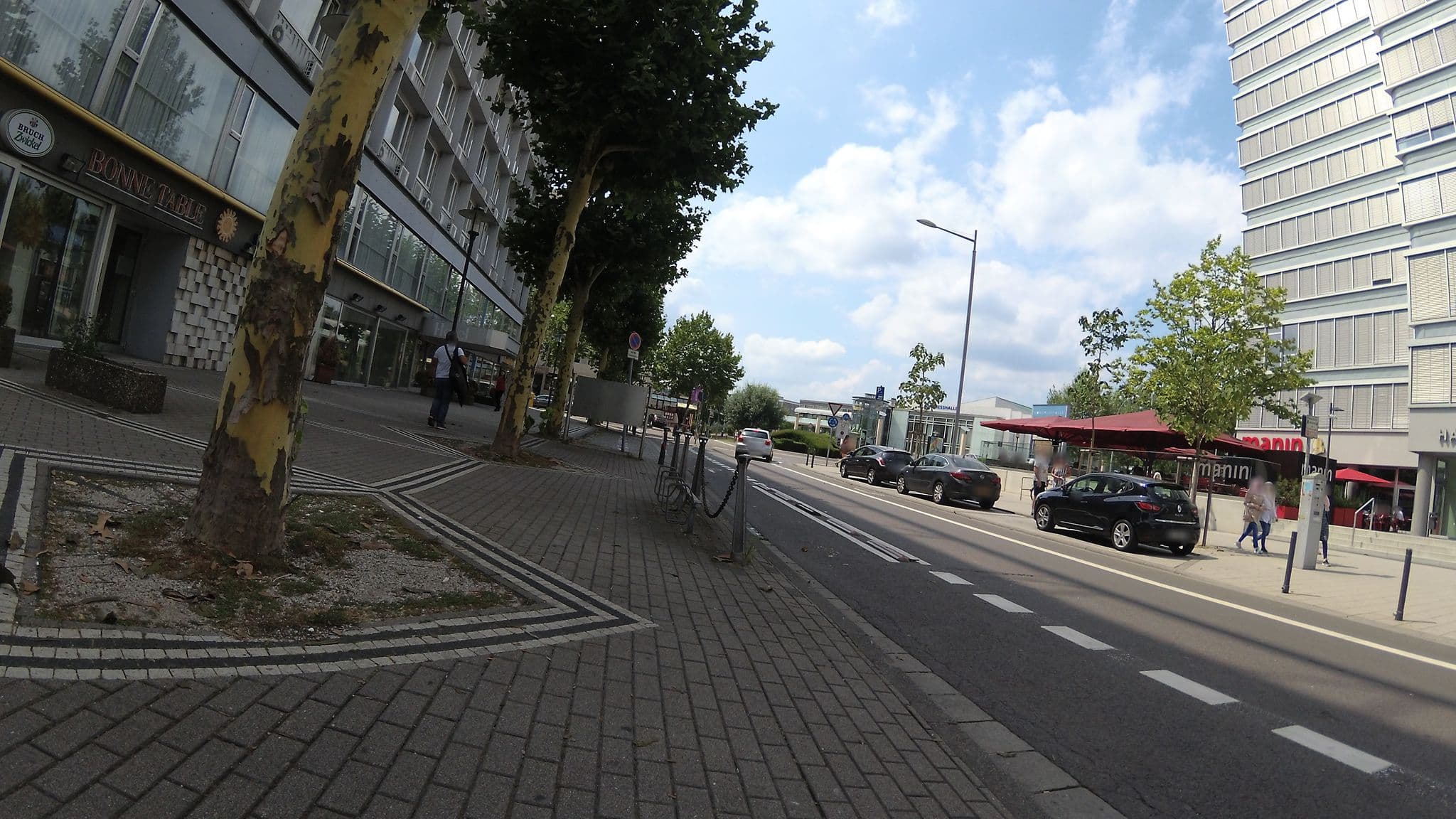 Street view near Premier Inn Saarbrücken City Centre Hotel, Saarbrücken — © teddy73 (CC BY-SA · Mapillary)