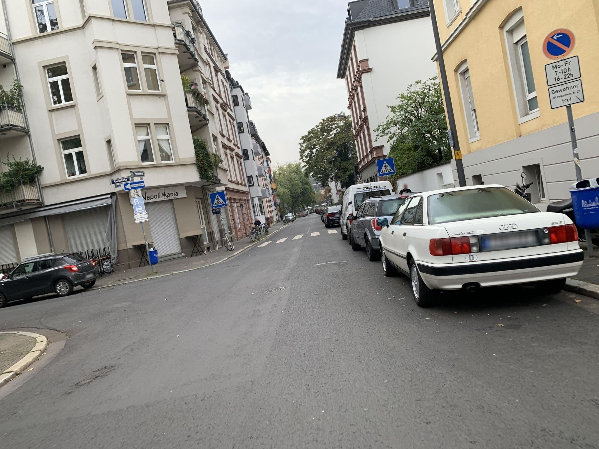 Street view near Hotel Villa Orange, Frankfurt am Main