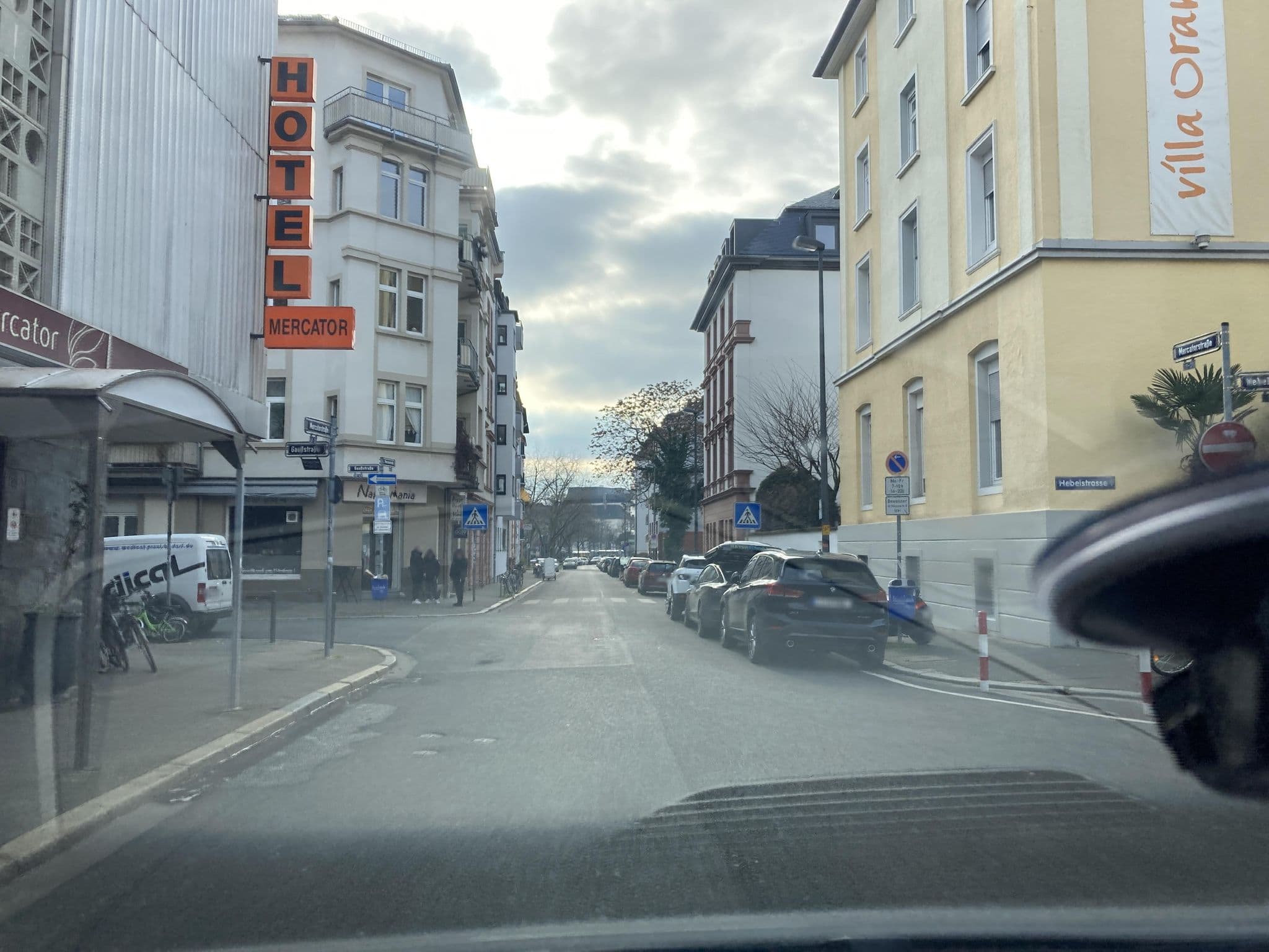 Street view near City Hotel Mercator, Frankfurt am Main