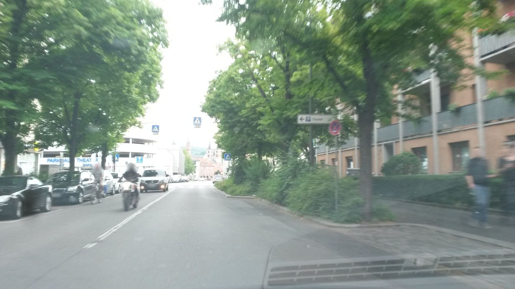 Street view near Hotel Amberger, Würzburg — © kay_d (CC BY-SA · Mapillary)