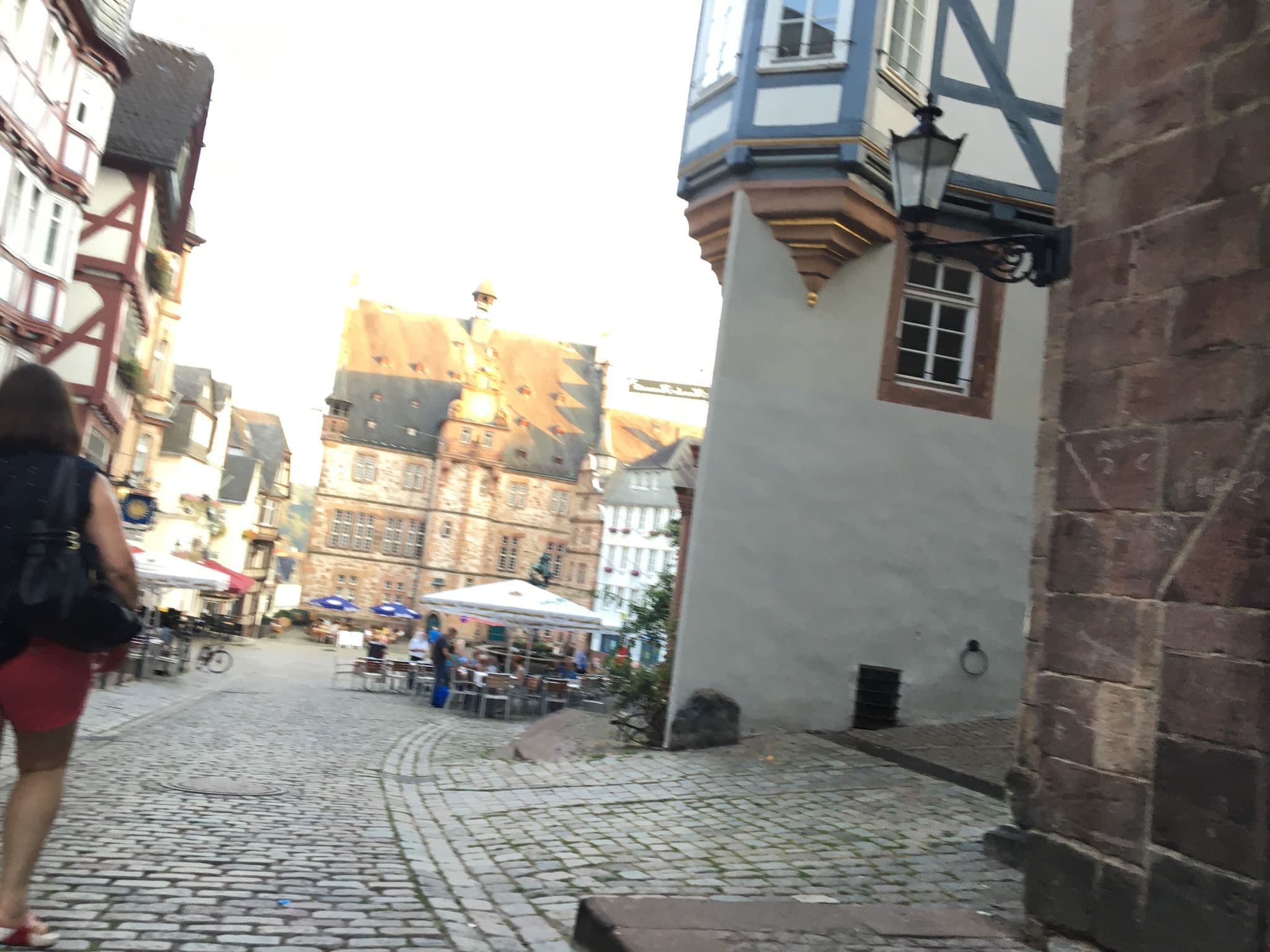 Street view near Hotel zur Sonne, Marburg an der Lahn — © chuck (CC BY-SA · Mapillary)